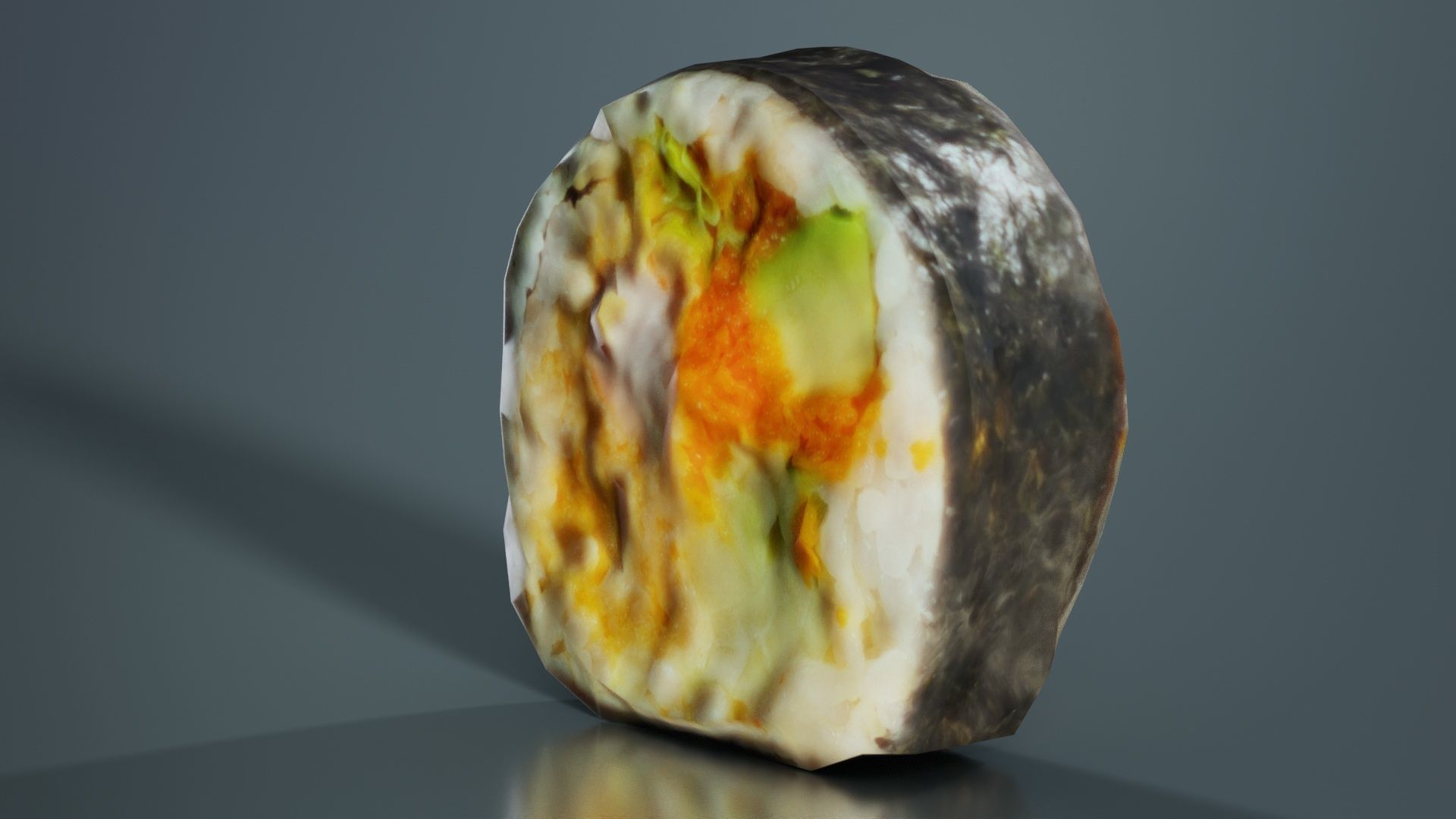 Sushi 06 Low-poly 3D model_8