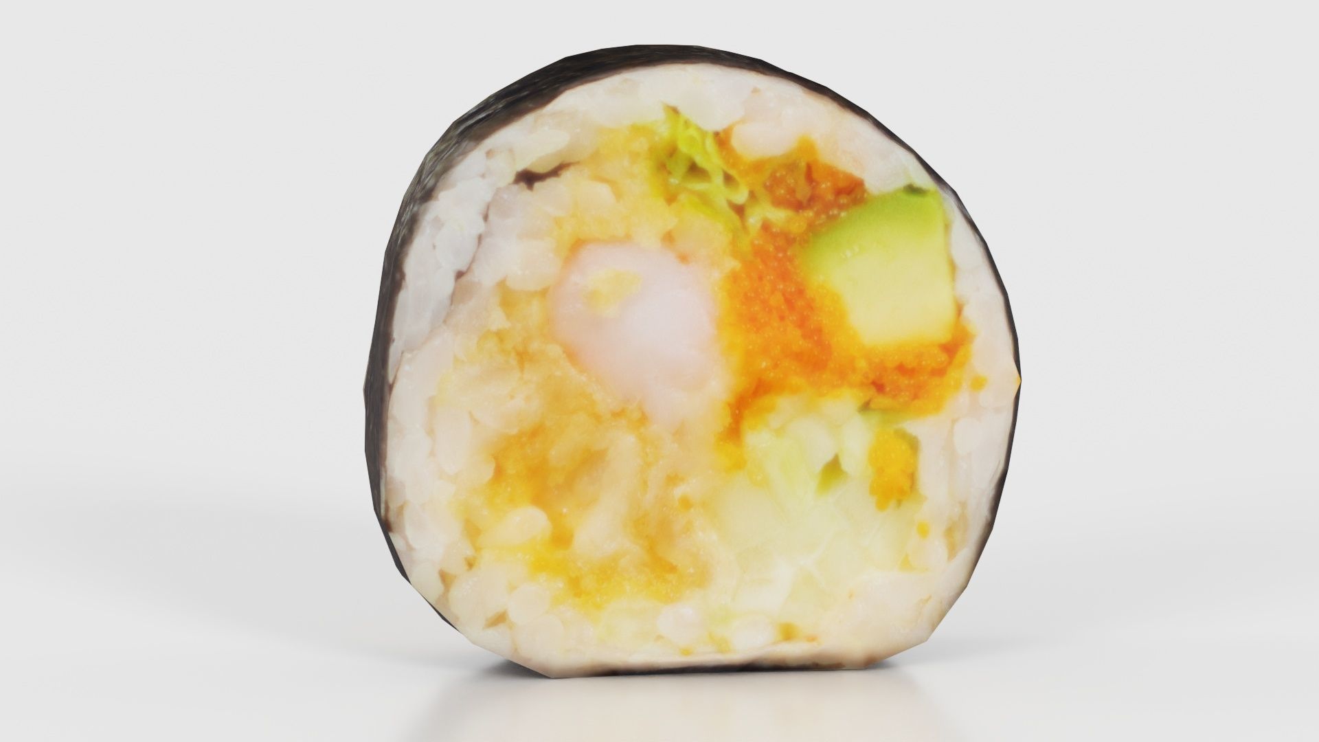 Sushi 06 Low-poly 3D model_20