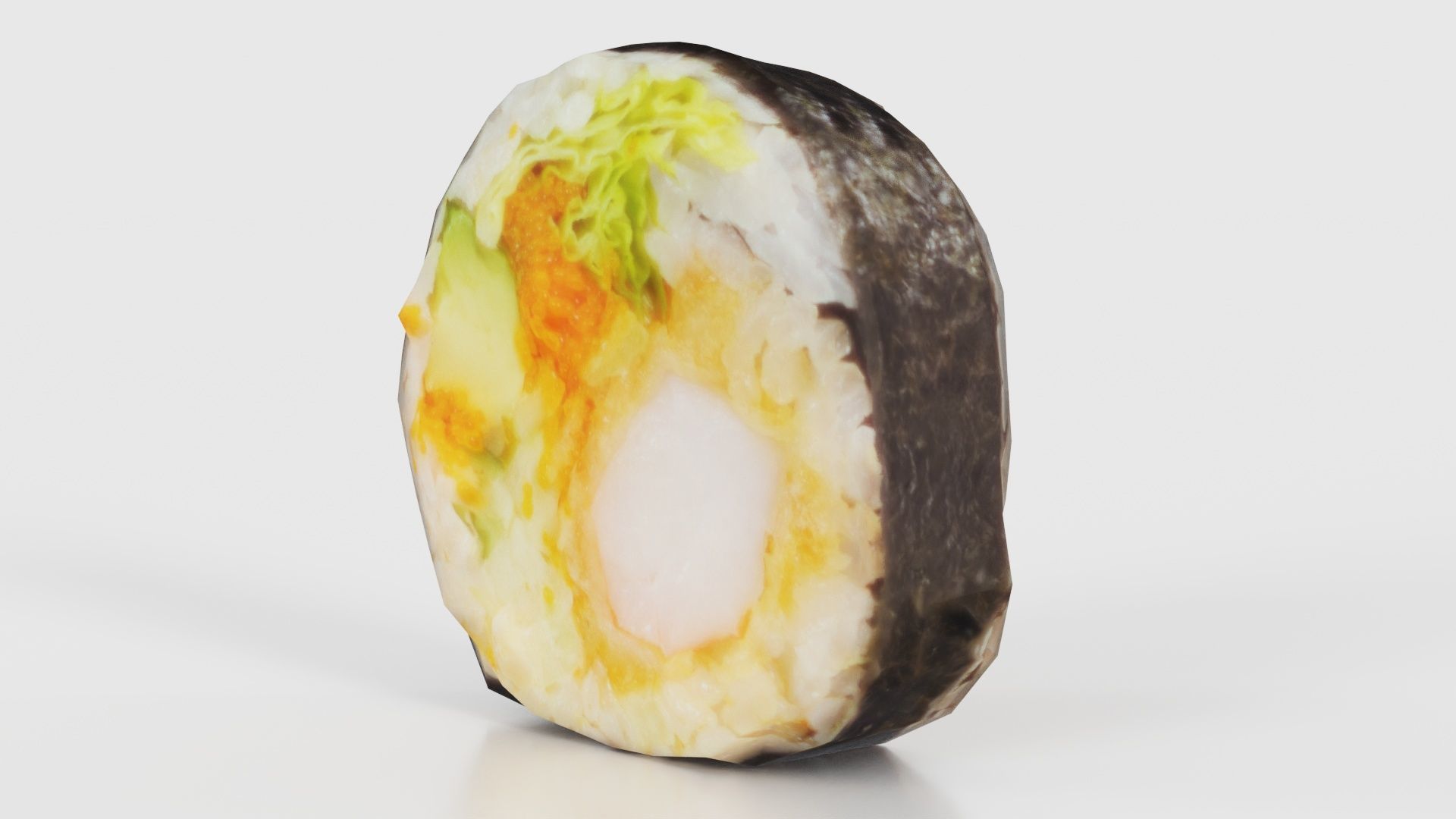 Sushi 06 Low-poly 3D model_24