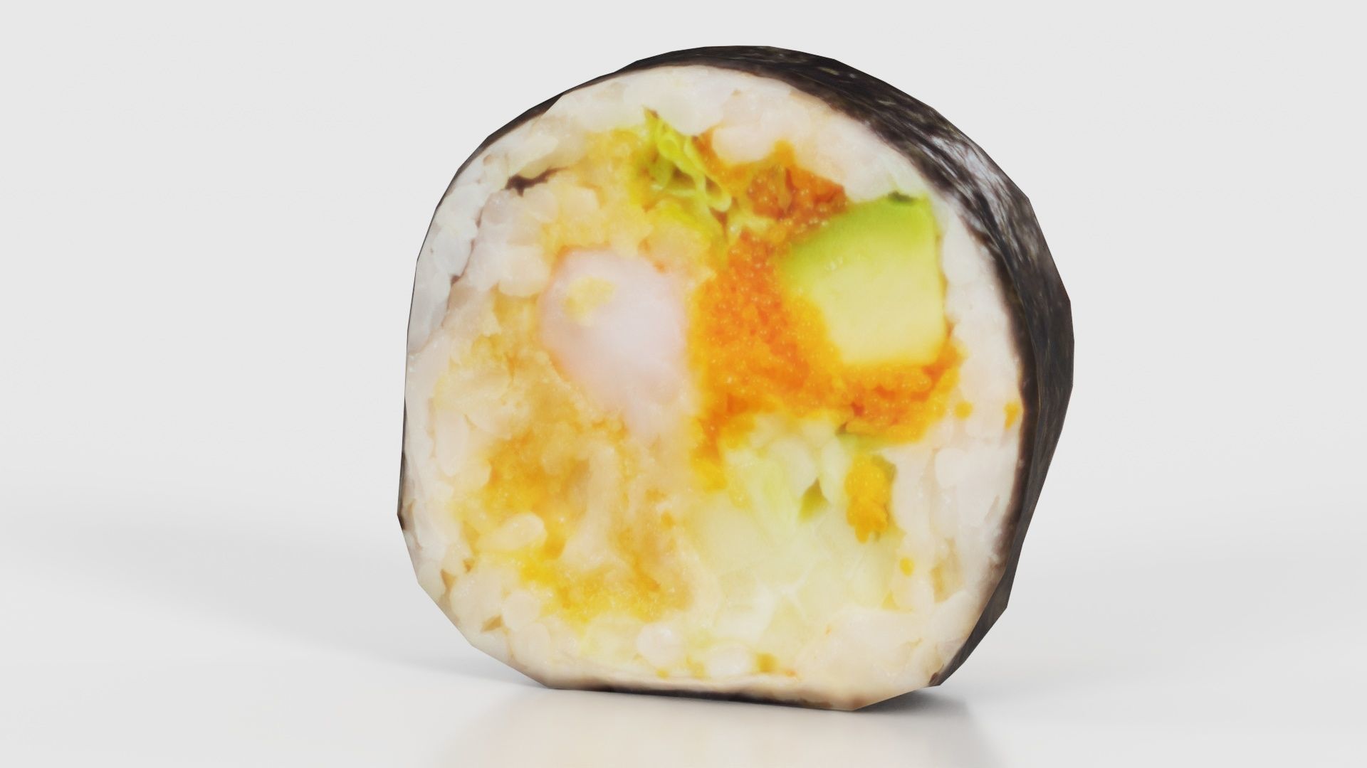 Sushi 06 Low-poly 3D model_19