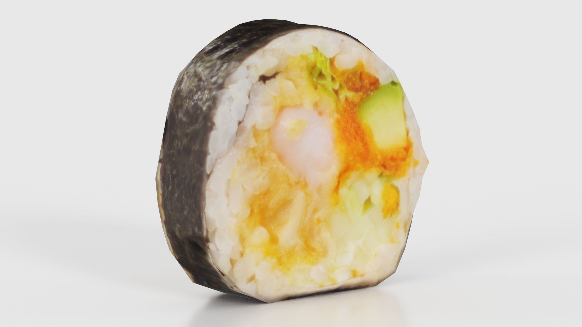 Sushi 06 Low-poly 3D model_21