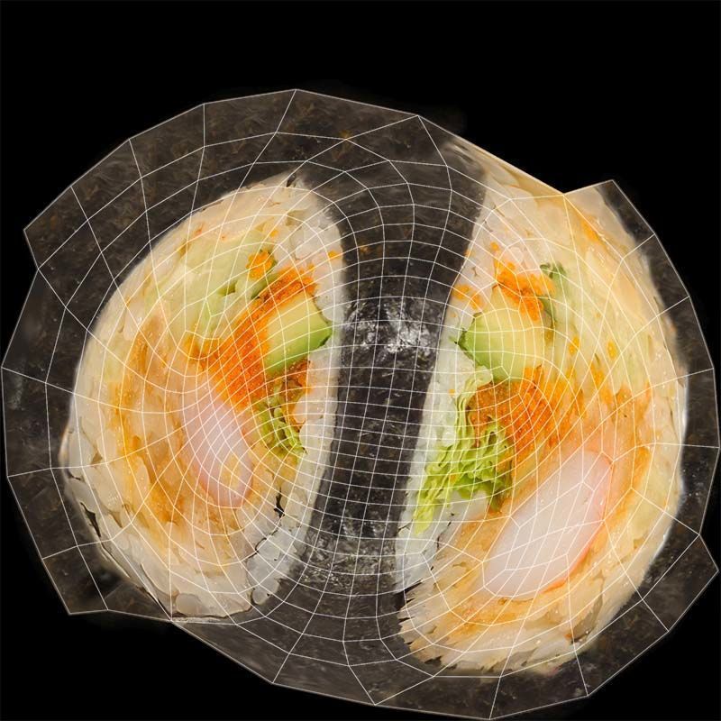 Sushi 06 Low-poly 3D model_14