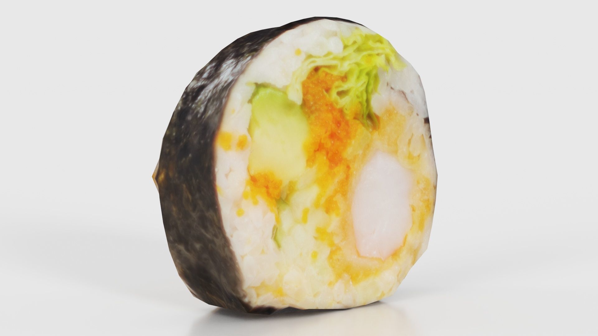 Sushi 06 Low-poly 3D model_15