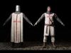 Knight Templar Low-poly 3D model_1