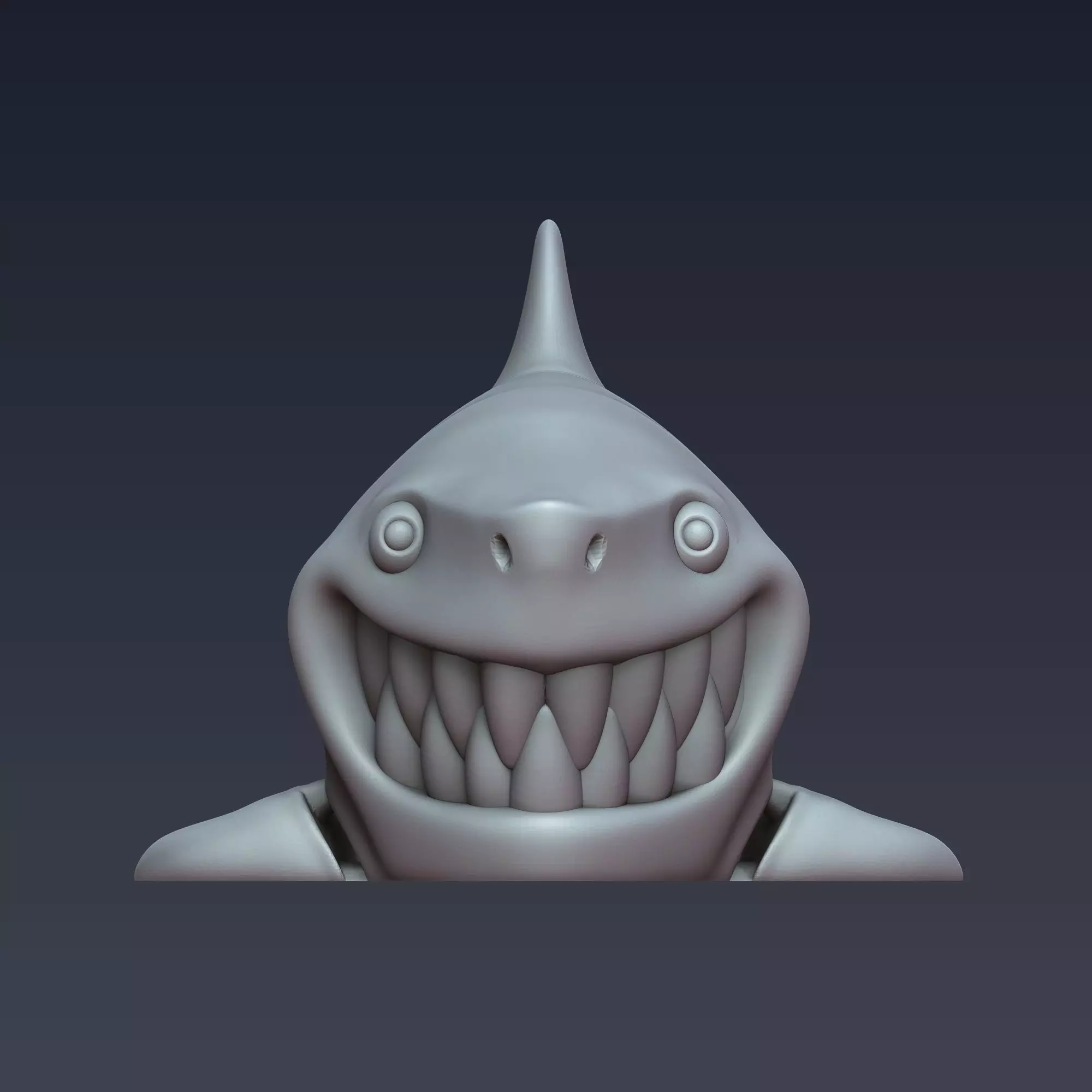 Shark Articulated 3d Print 3D print model_0