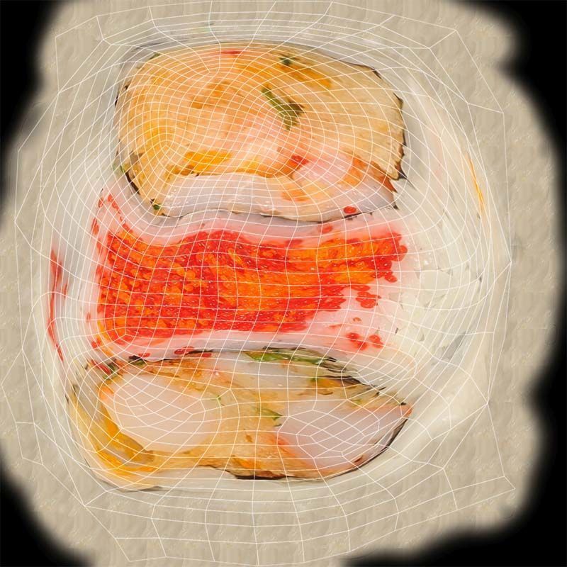 Sushi 07 Low-poly 3D model_14