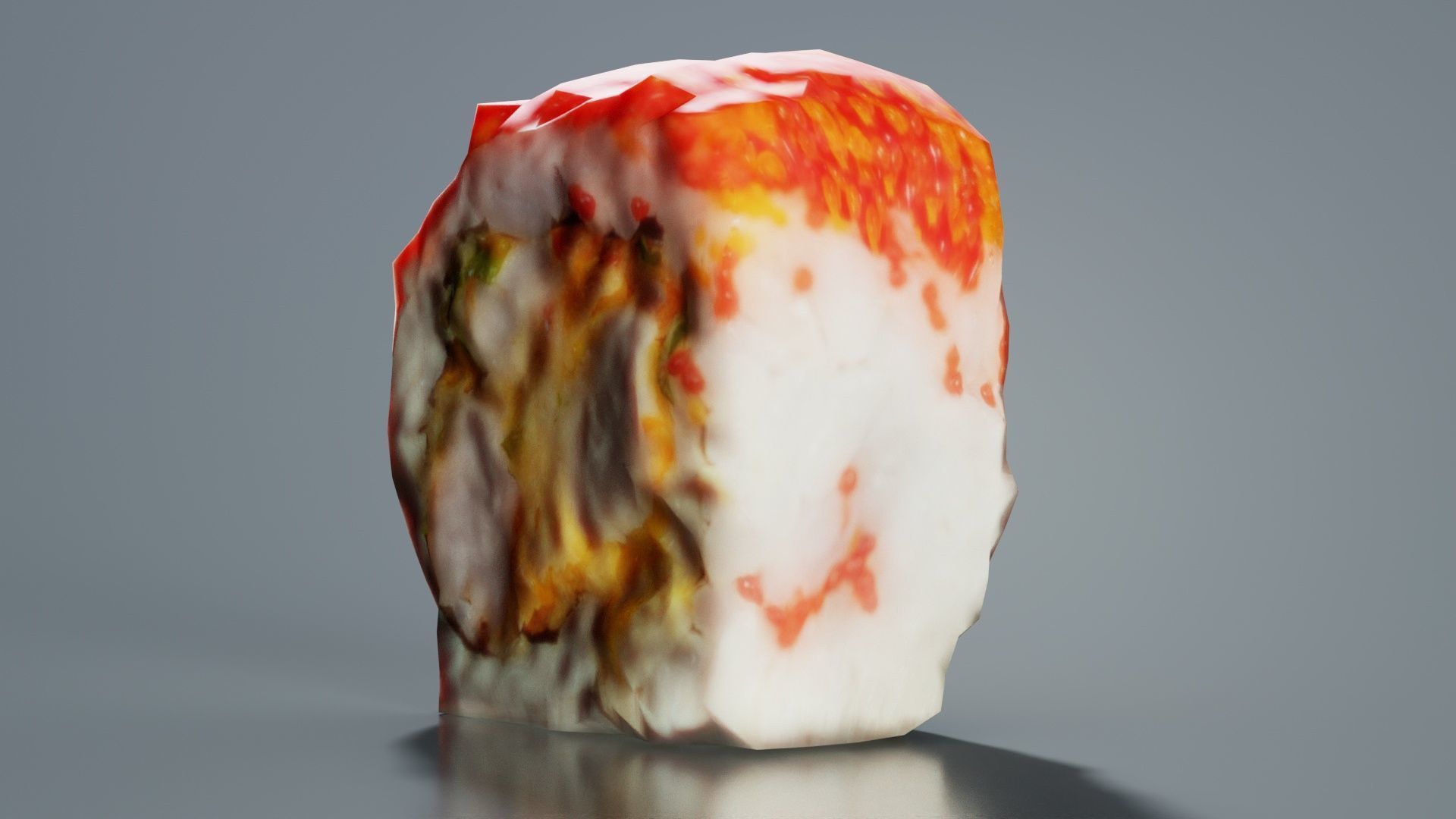 Sushi 07 Low-poly 3D model_5