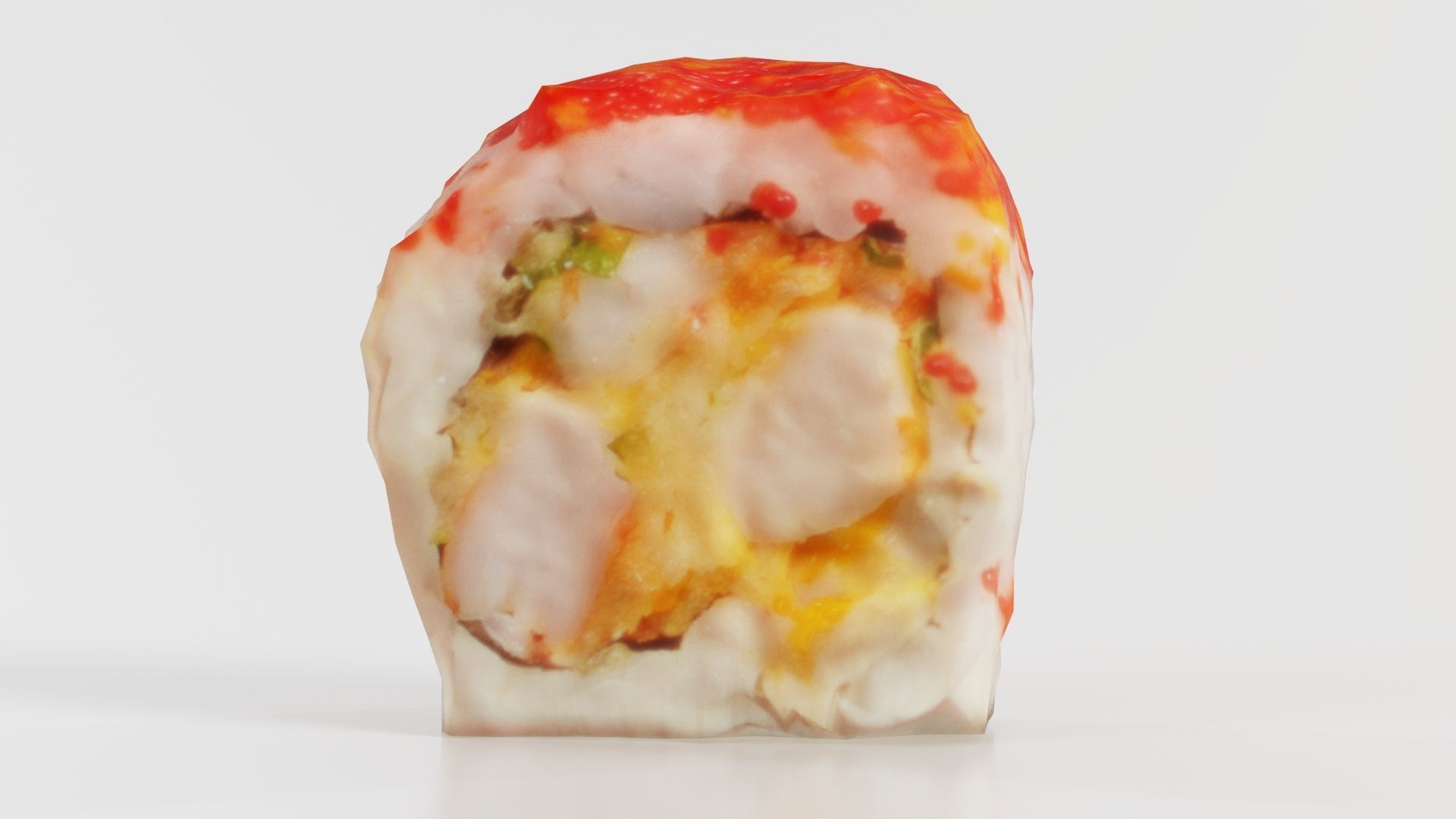 Sushi 07 Low-poly 3D model_4