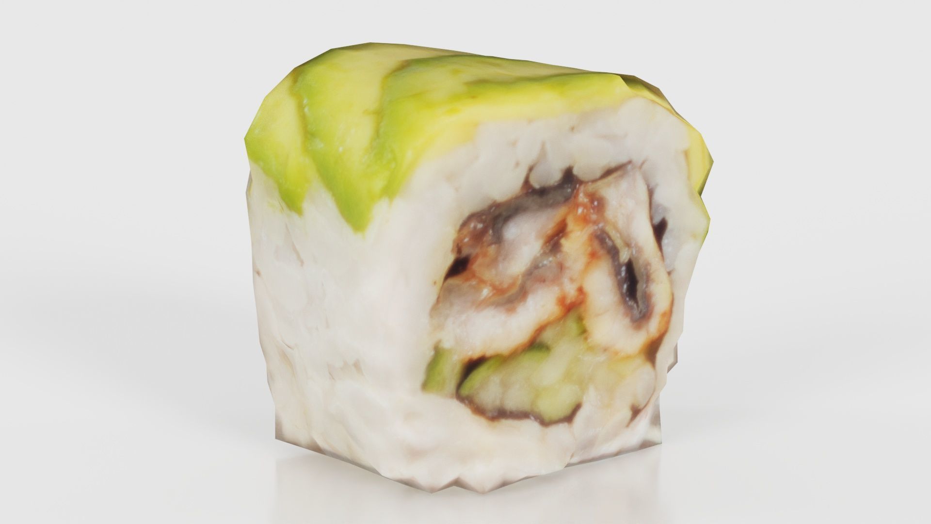 Sushi 08 Low-poly 3D model_21