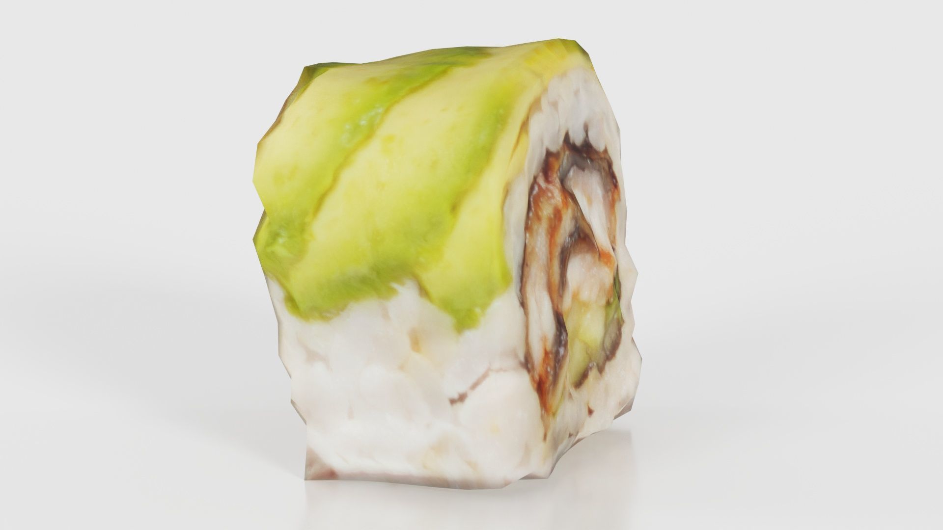 Sushi 08 Low-poly 3D model_16