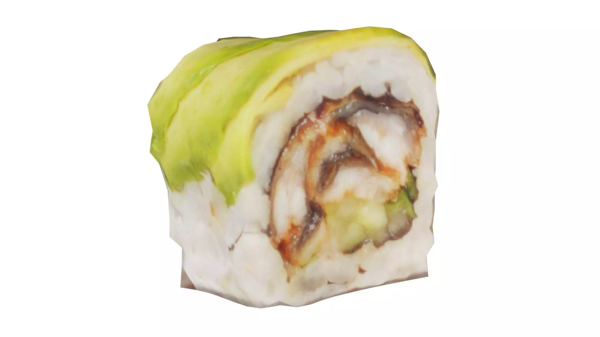 Sushi 08 Low-poly 3D model_0