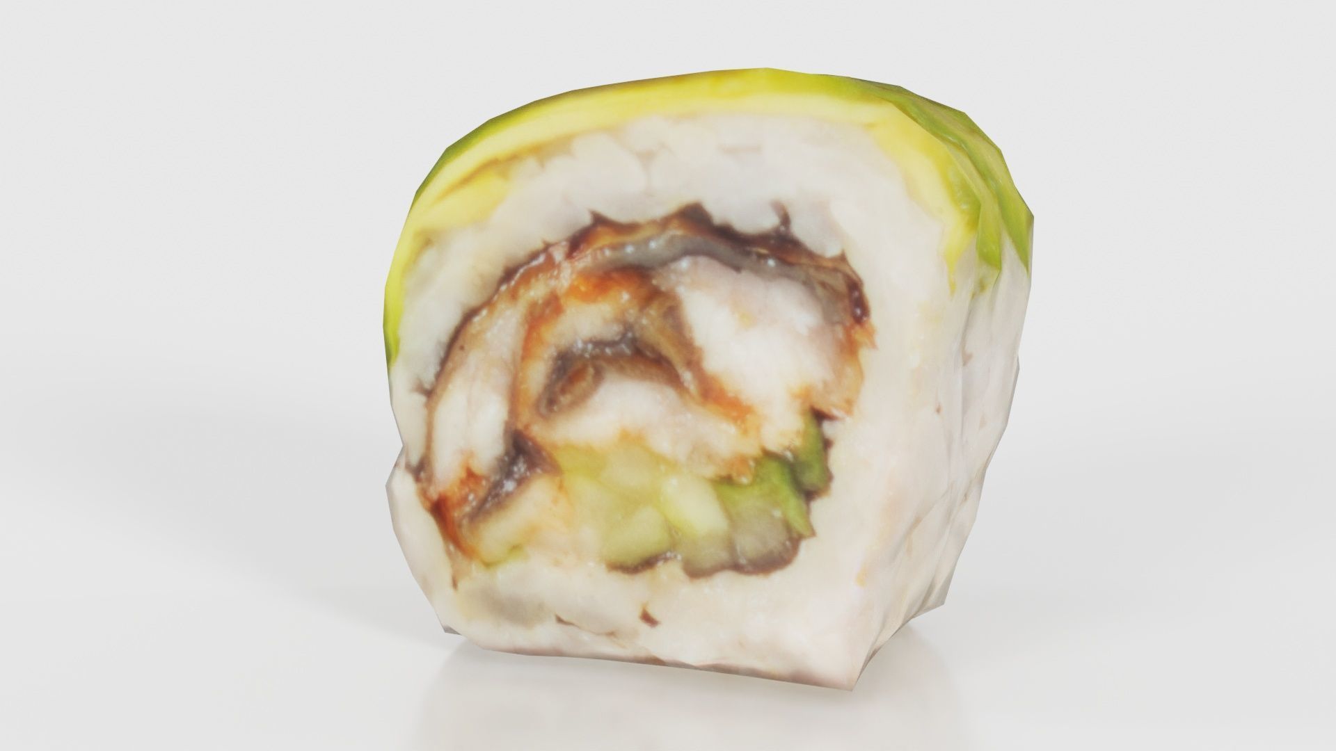 Sushi 08 Low-poly 3D model_25