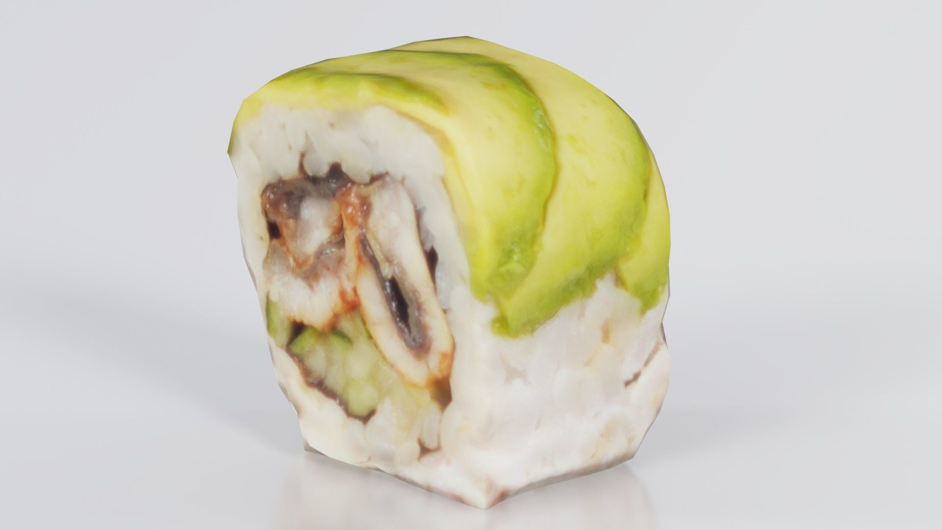 Sushi 08 Low-poly 3D model_5