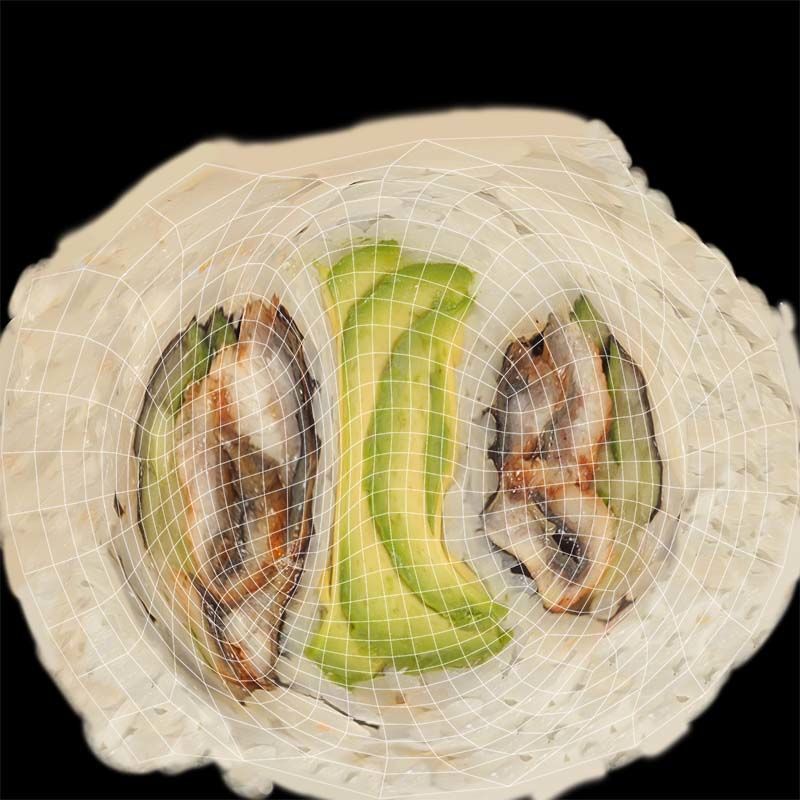 Sushi 08 Low-poly 3D model_14