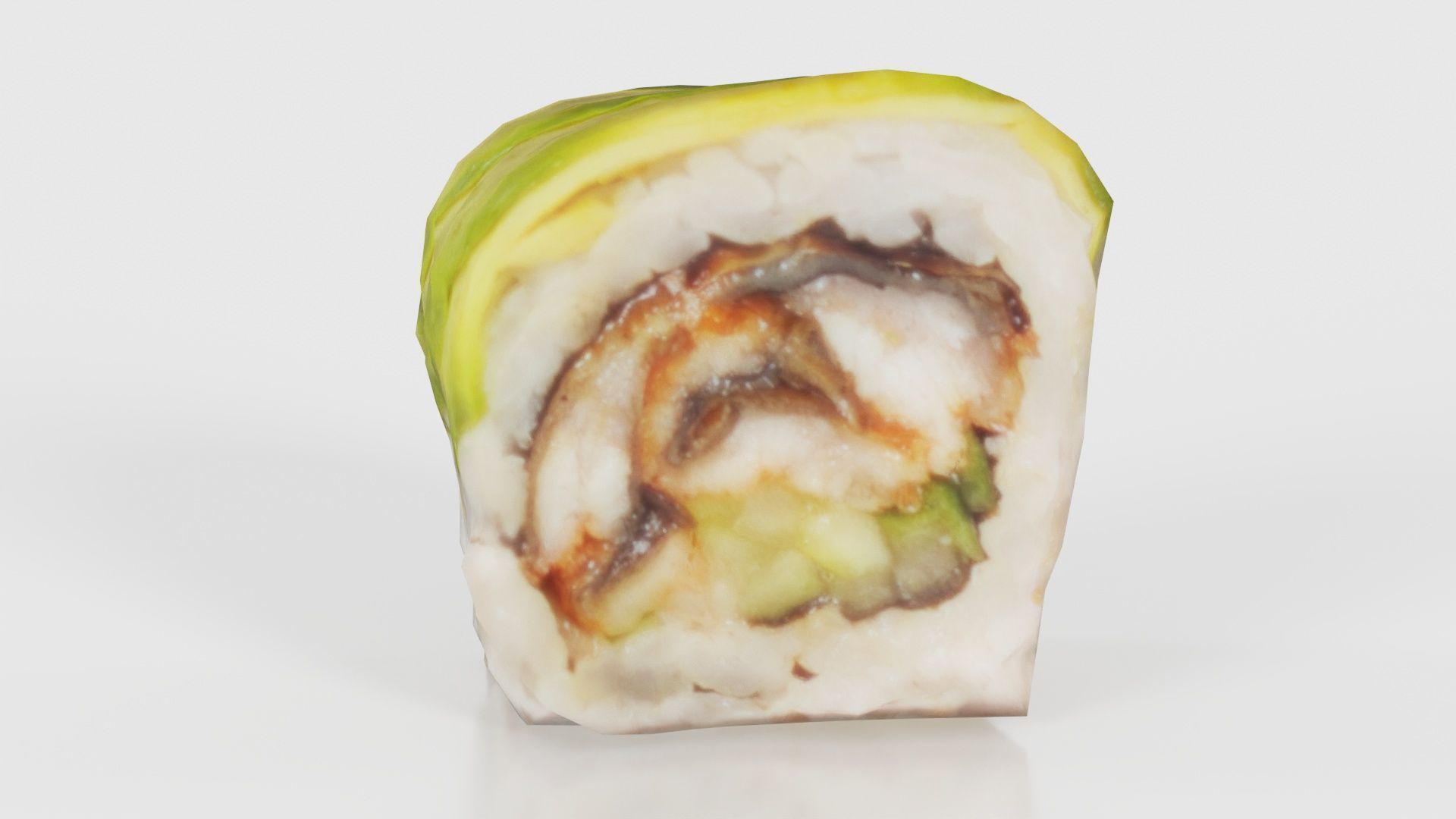 Sushi 08 Low-poly 3D model_26