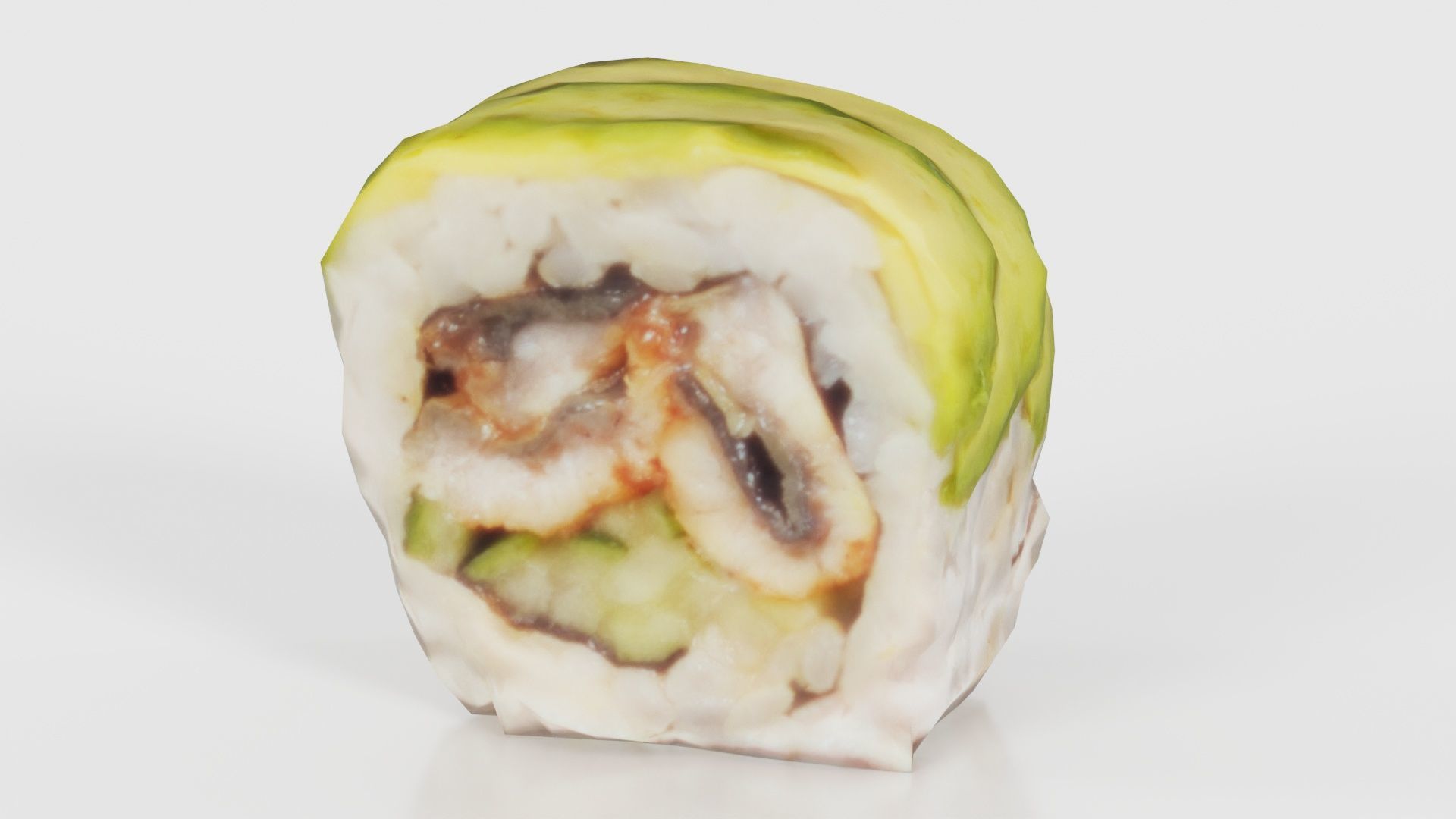 Sushi 08 Low-poly 3D model_19