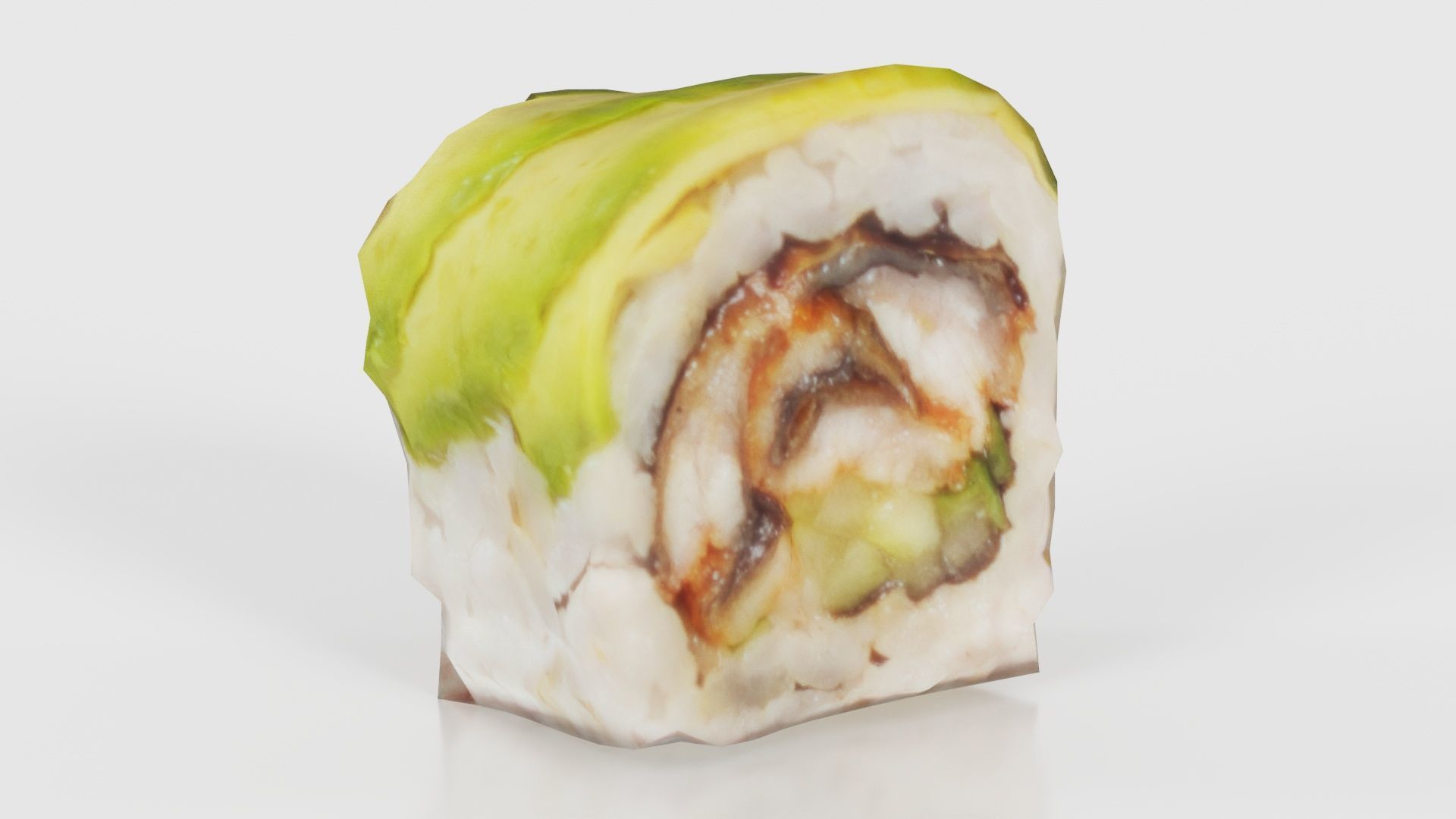 Sushi 08 Low-poly 3D model_15