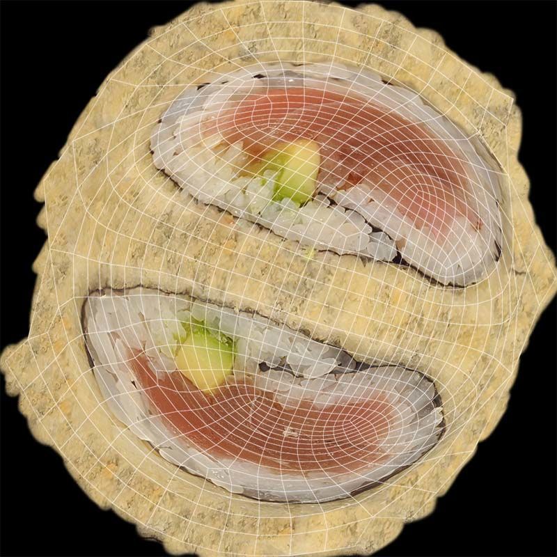 Sushi 11 Low-poly 3D model_14