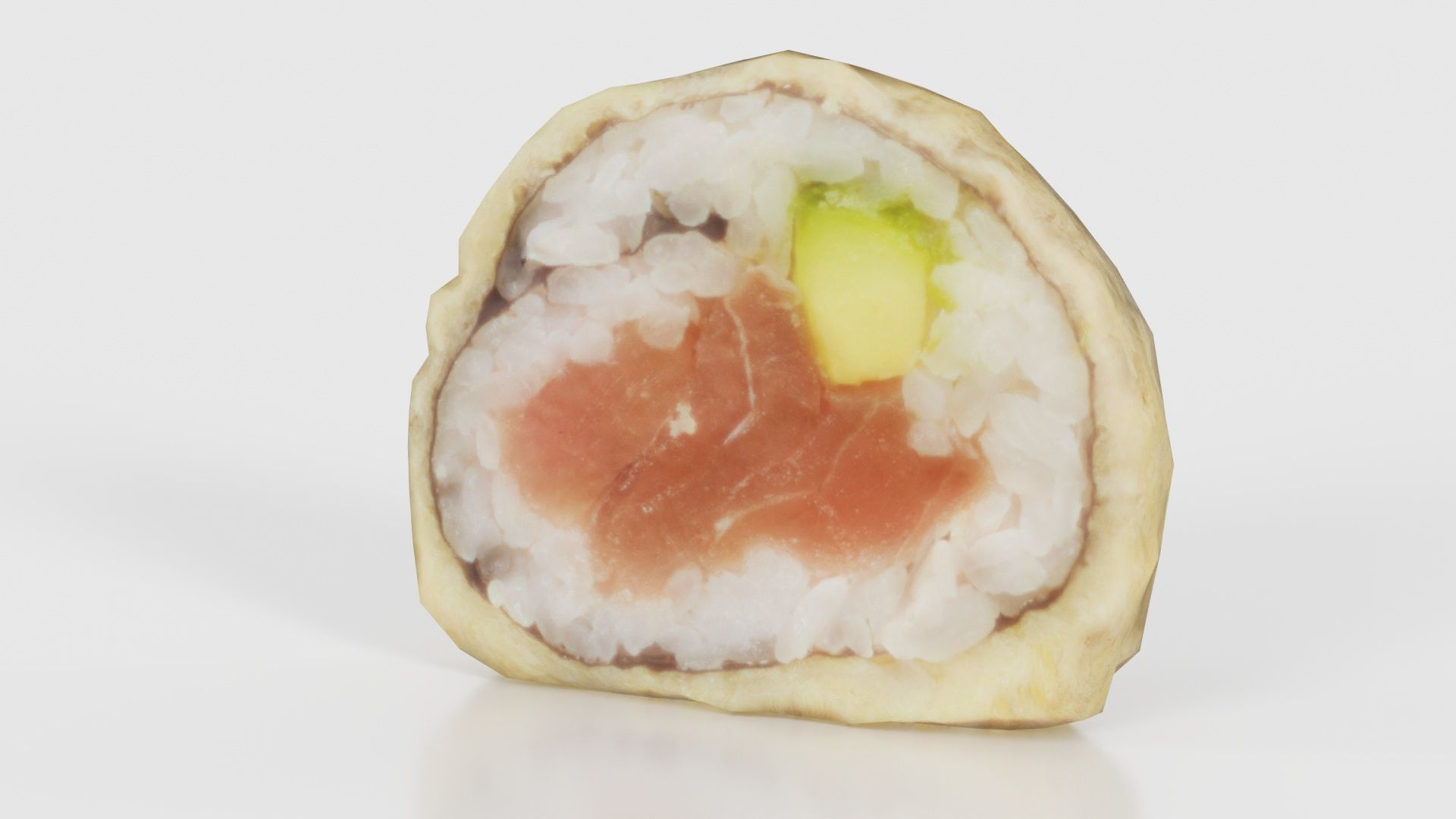 Sushi 11 Low-poly 3D model_25