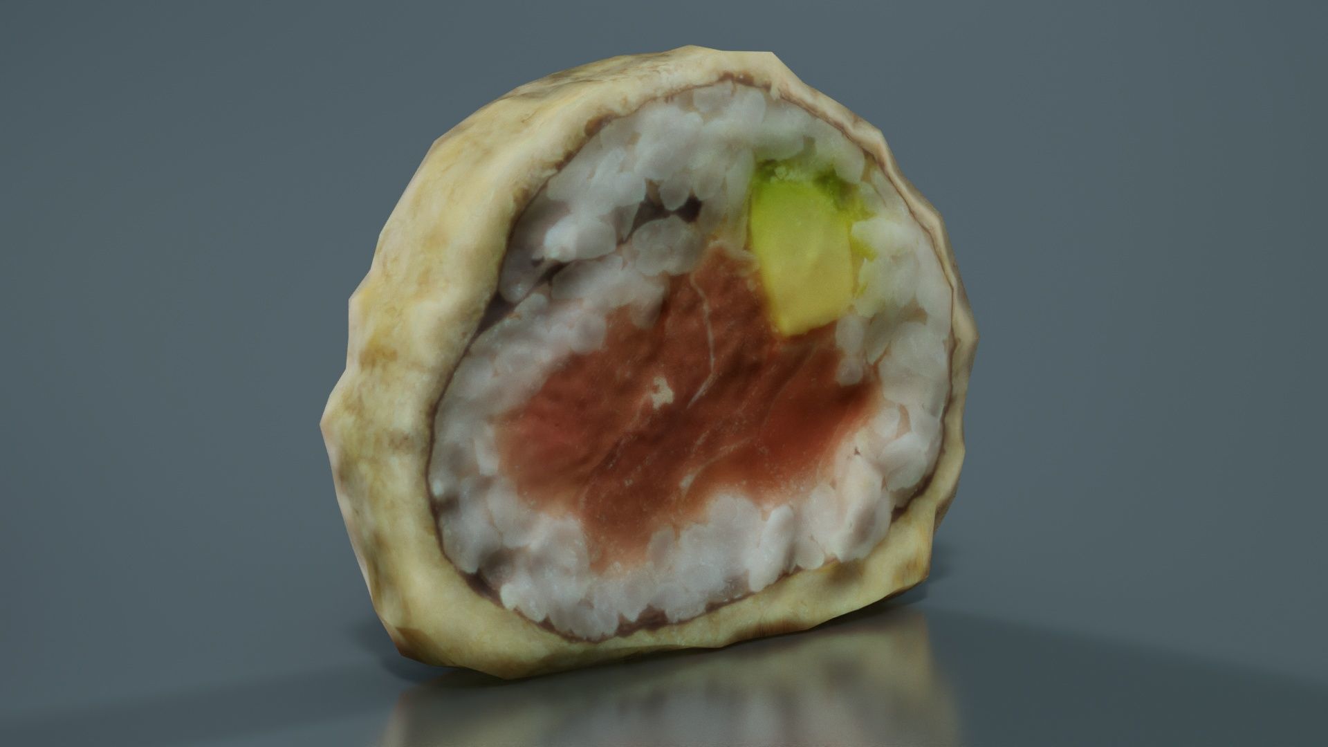 Sushi 11 Low-poly 3D model_3