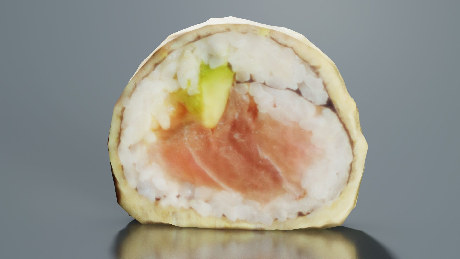Sushi 11 Low-poly 3D model_2