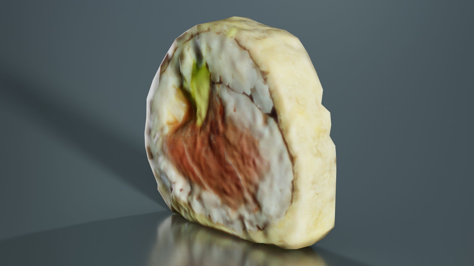Sushi 11 Low-poly 3D model_7