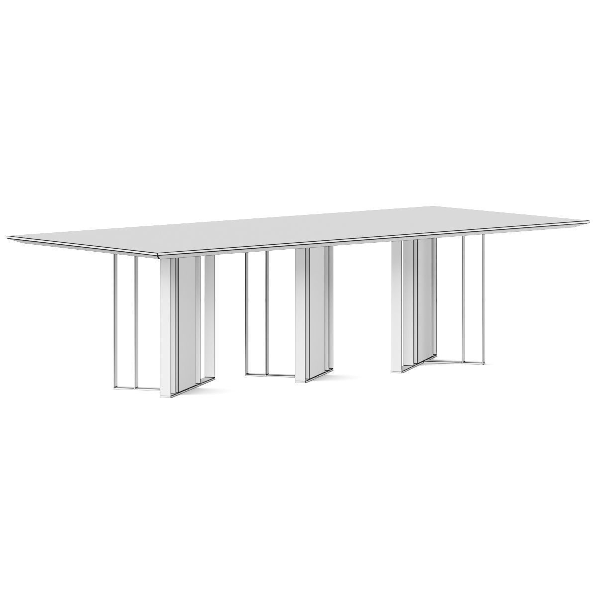 Casa Italia Ravello by Mauro Lipparini Dining Table 3D model_2