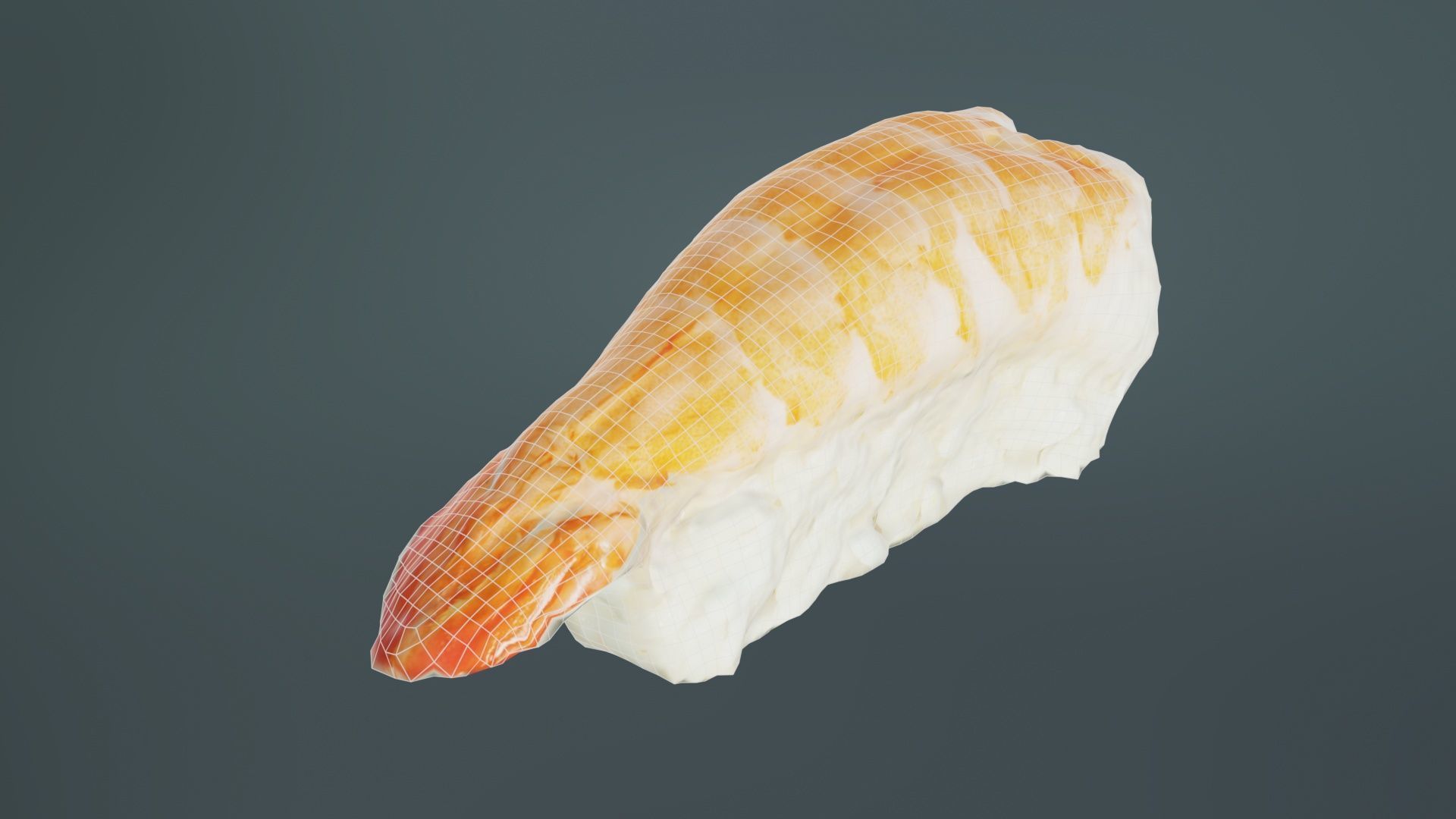 Sushi 12 Low-poly 3D model_10