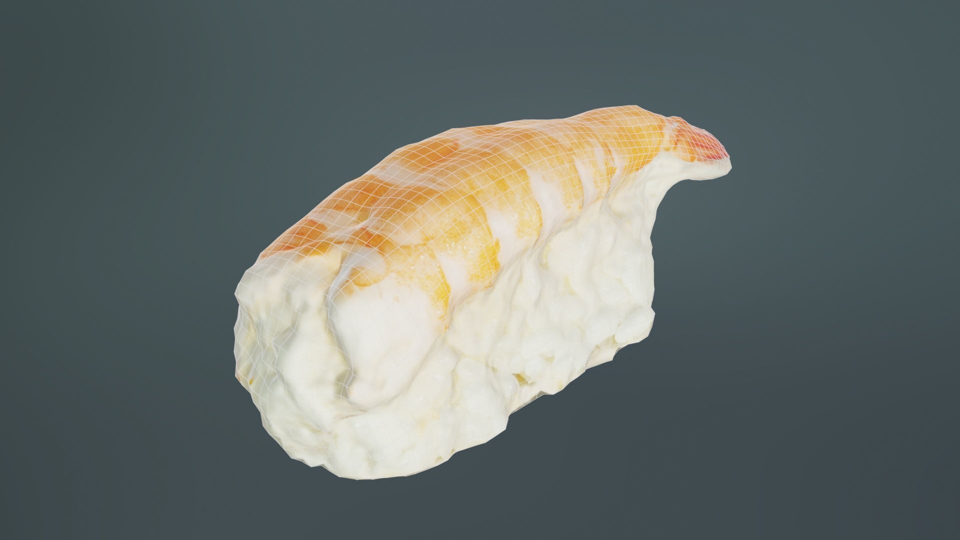 Sushi 12 Low-poly 3D model_9