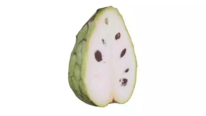 Artisjoke Half 2 Low-poly 3D model
