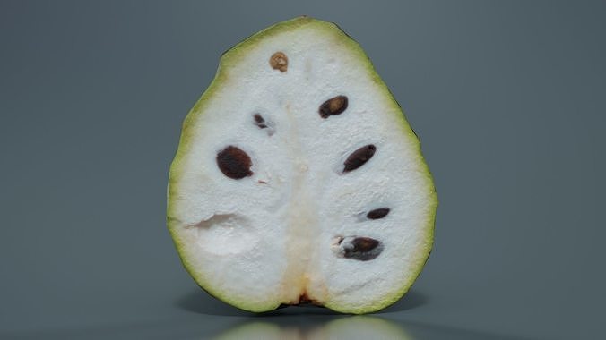Artisjoke Half 2 Low-poly 3D model 6