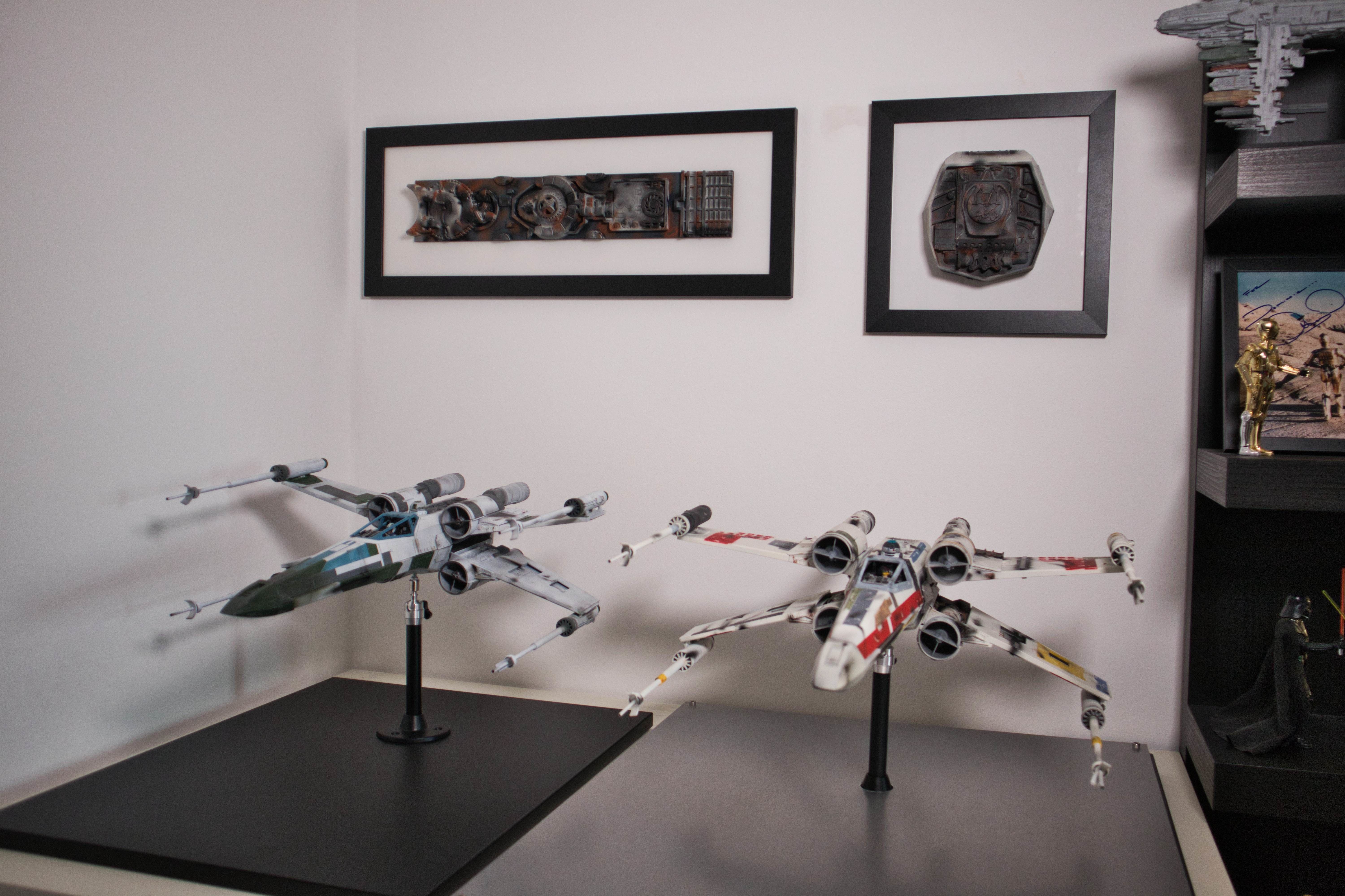 X-Wing Greebly Wall Art 3D print model_7
