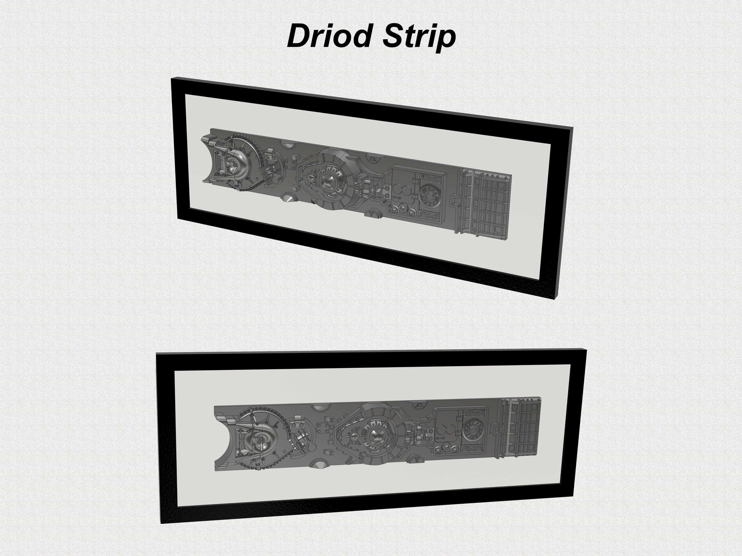 X-Wing Greebly Wall Art 3D print model_9