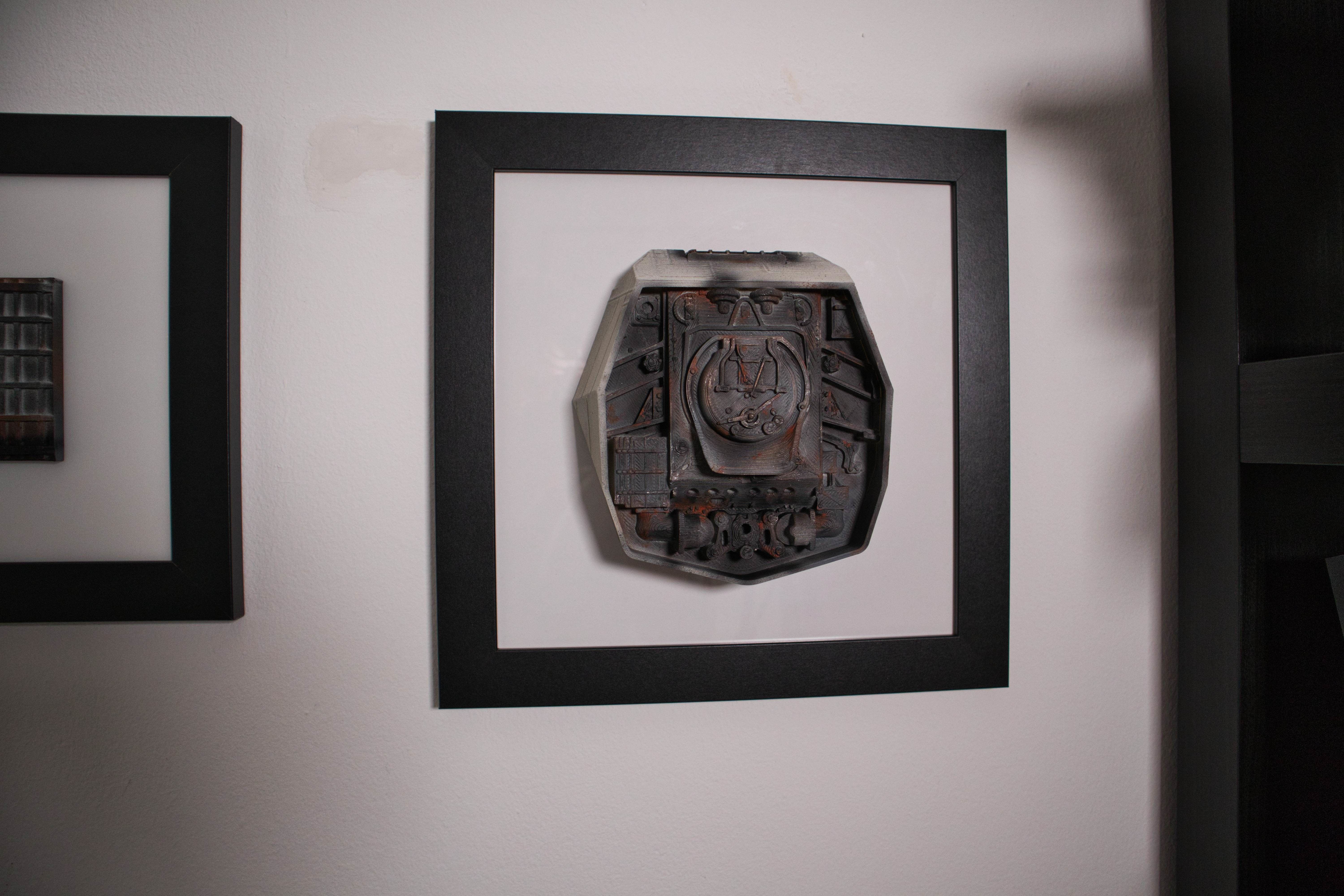 X-Wing Greebly Wall Art 3D print model_3