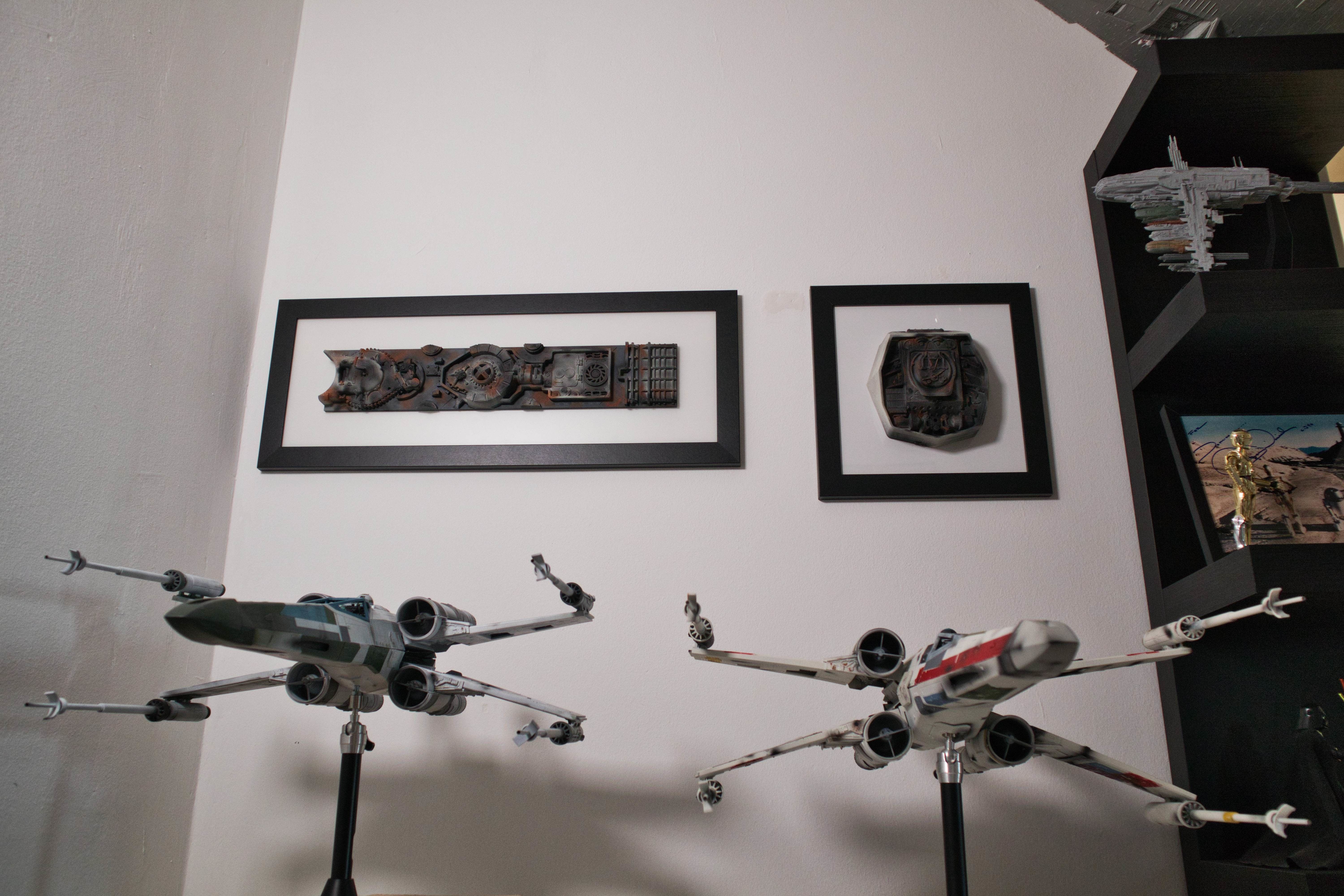 X-Wing Greebly Wall Art 3D print model_6