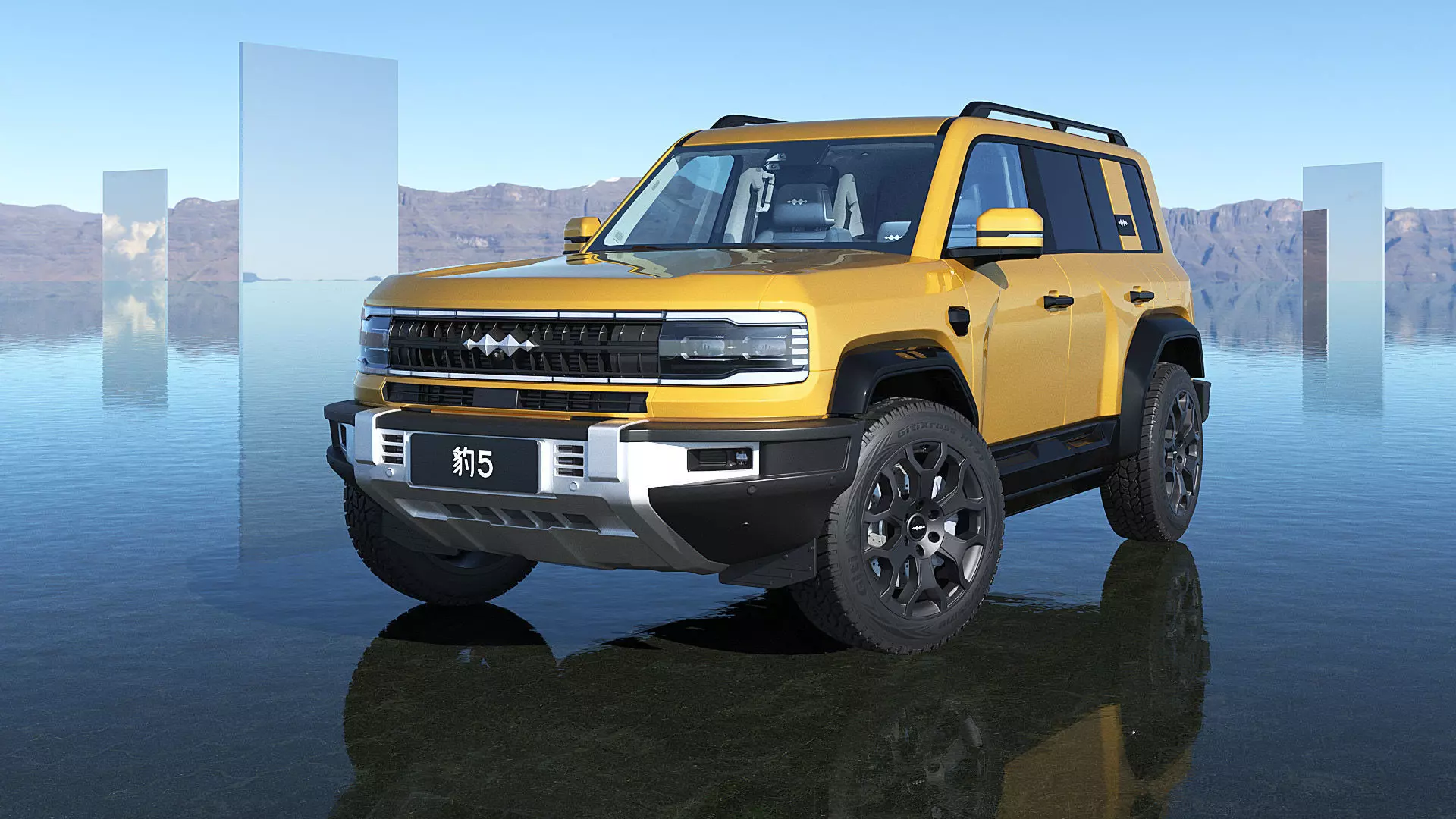 2025 BYD Denza B5 Formula Leopard 5 with interior 3D model