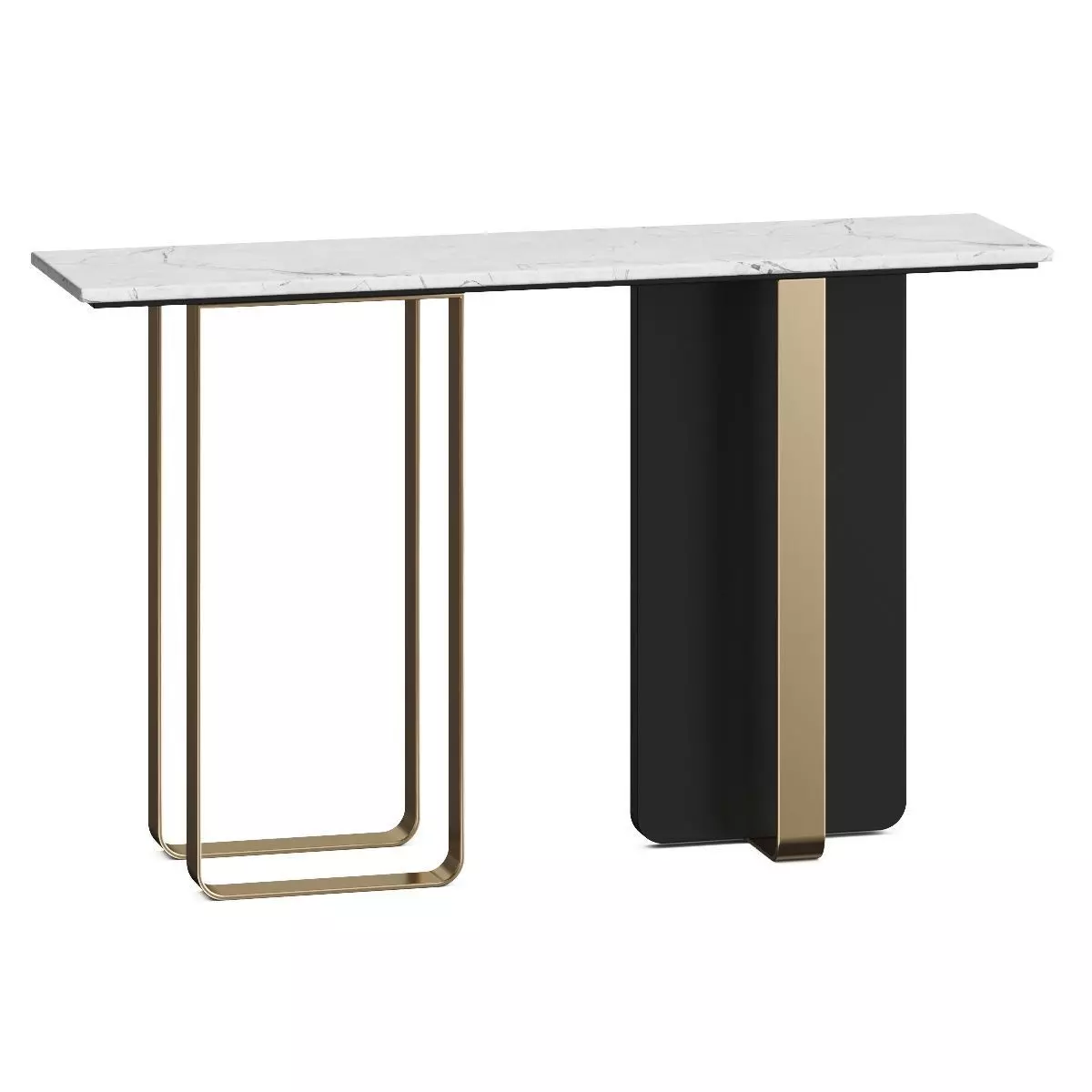 Urban Mood Mateo Modern Marble Console Table 3D model_0
