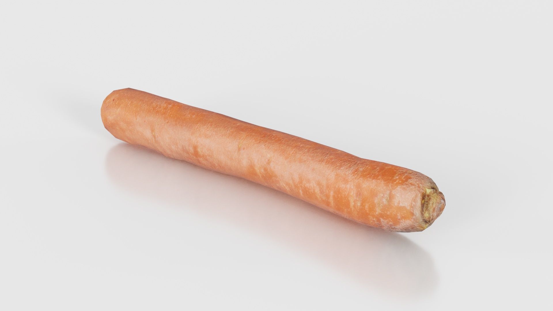 Carrot Low-poly 3D model_18