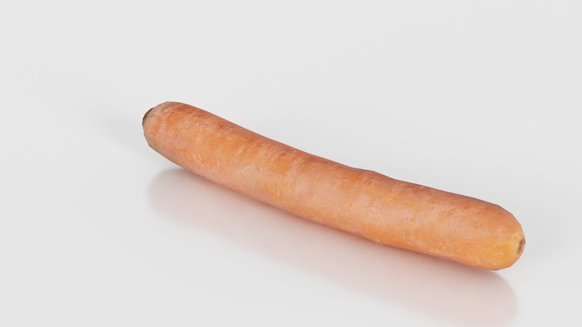 Carrot Low-poly 3D model_24