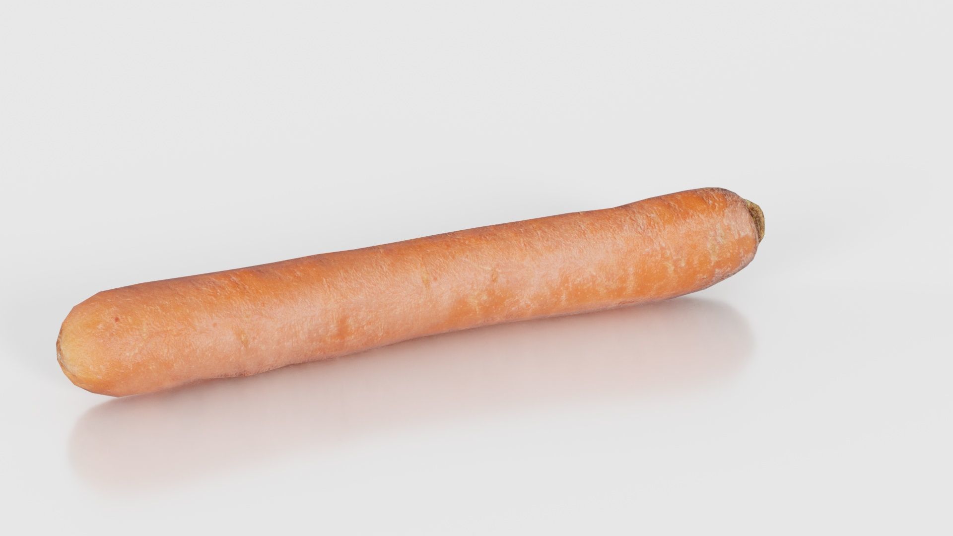 Carrot Low-poly 3D model_20