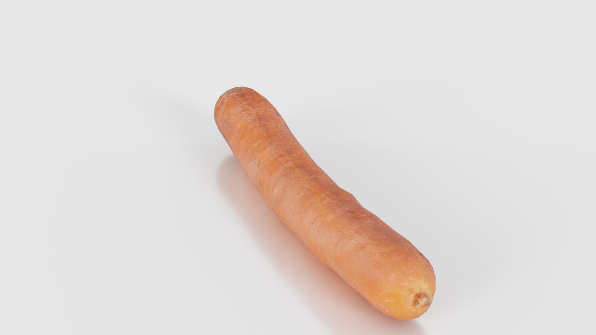 Carrot Low-poly 3D model_23