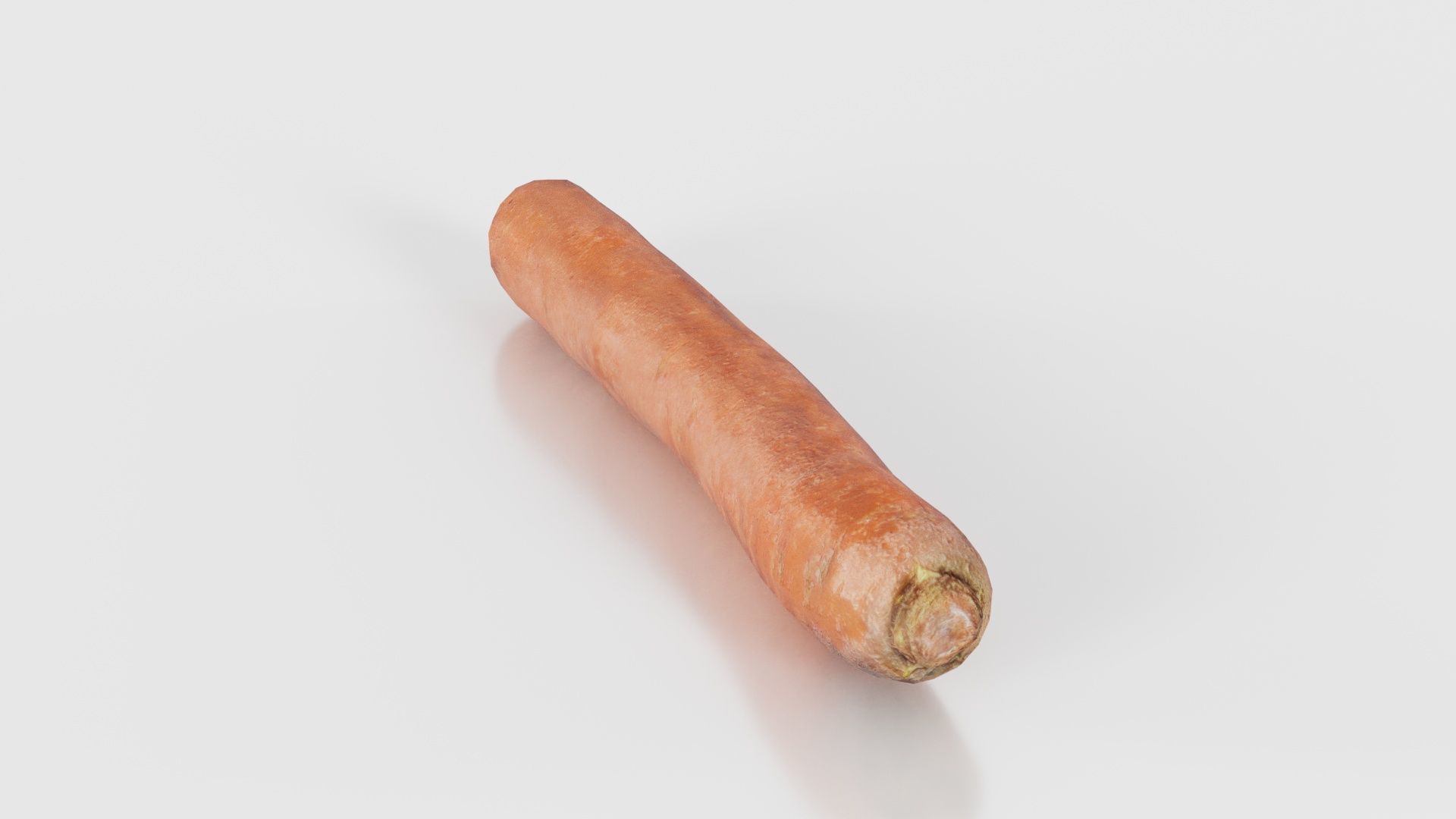 Carrot Low-poly 3D model_17