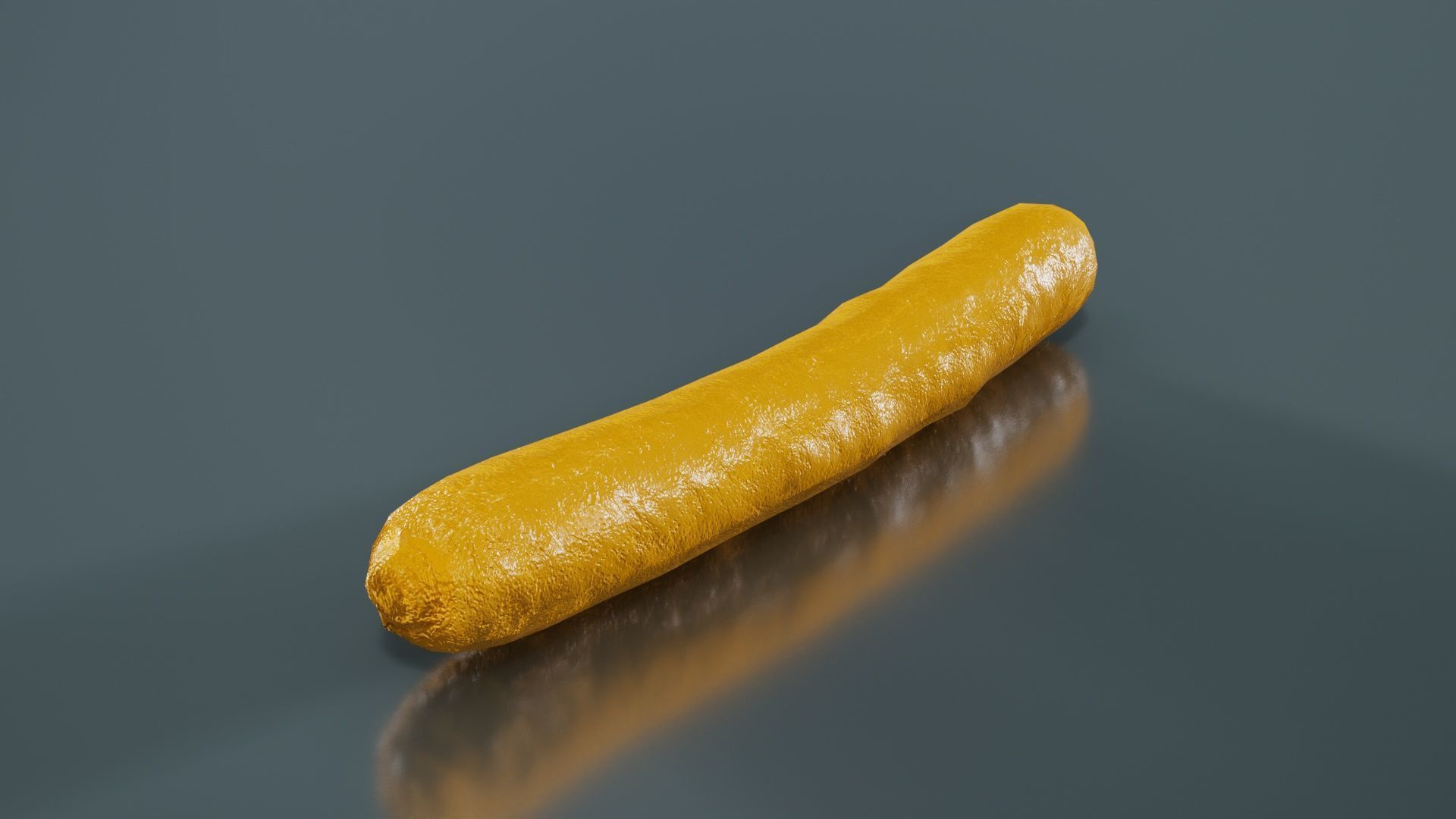 Carrot Low-poly 3D model_12