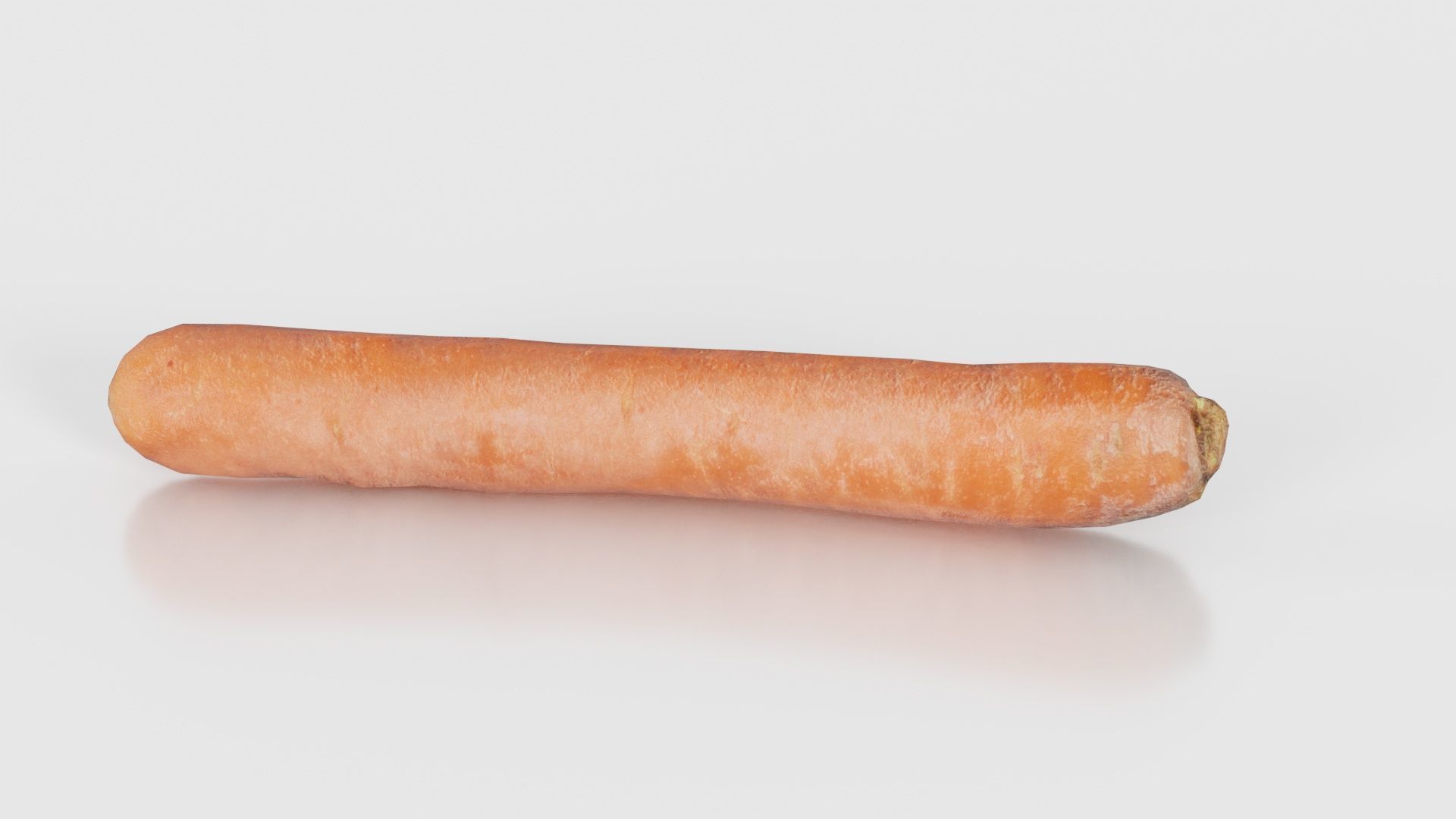 Carrot Low-poly 3D model_19