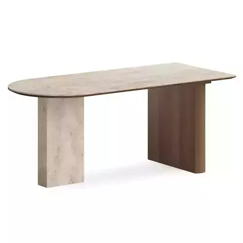 Urban Mood Pavlou Japandi Modern Dining Table