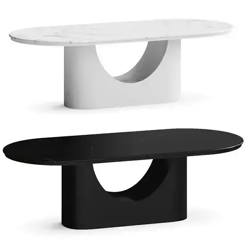 Urban Mood Ramirez Modern Dining Table 3D model