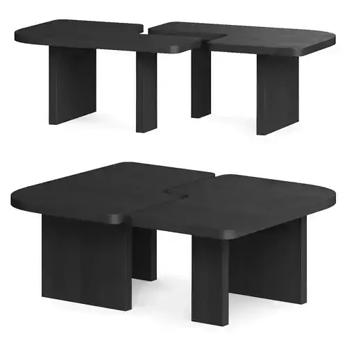 Urban Mood Dara Modern Solid Wood Coffee Table