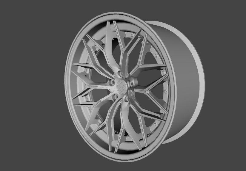 WHEEL BASED PRECISION FORGED ALUIMINIUN  3D model_2