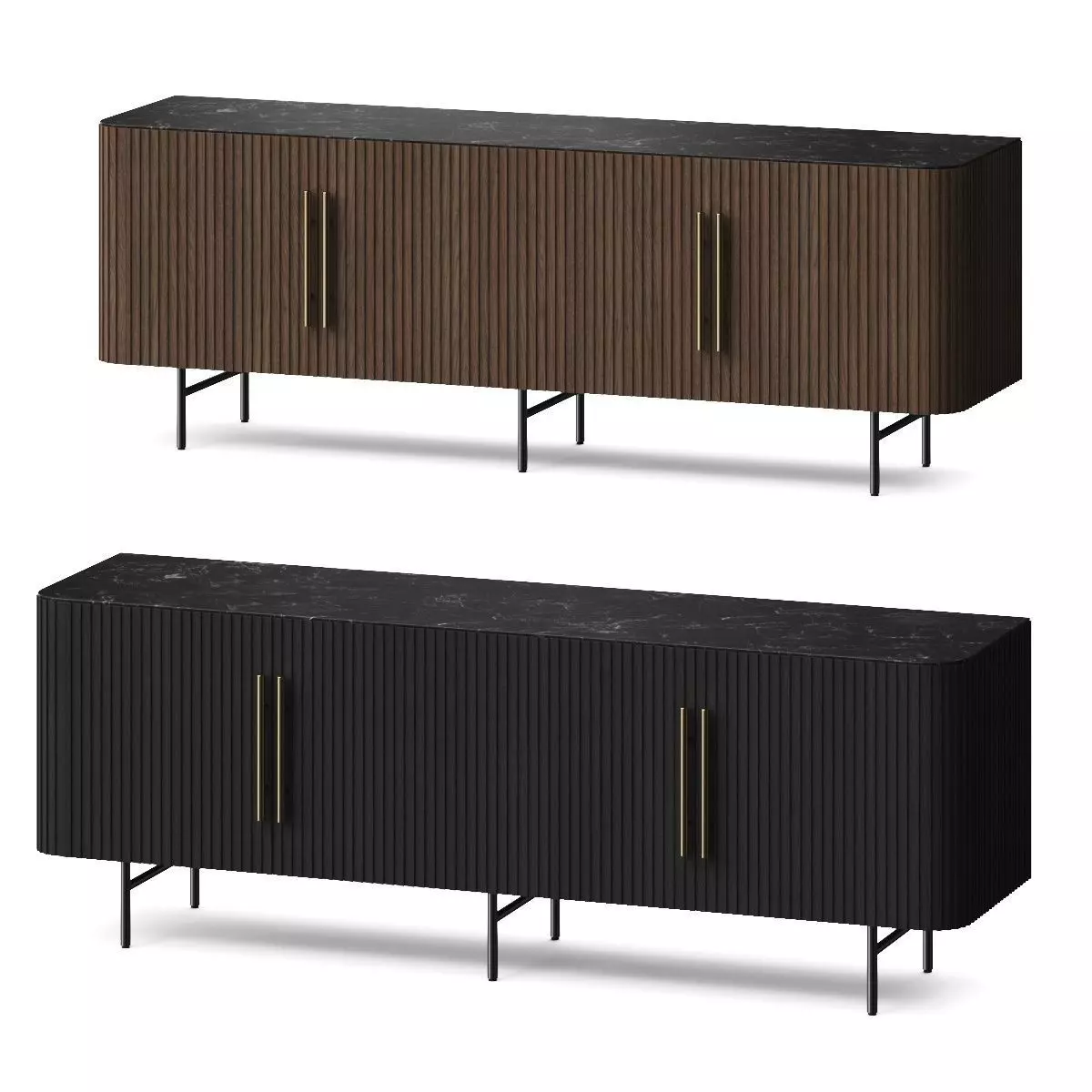 Four Hands Fletcher Sideboard Table 3D model