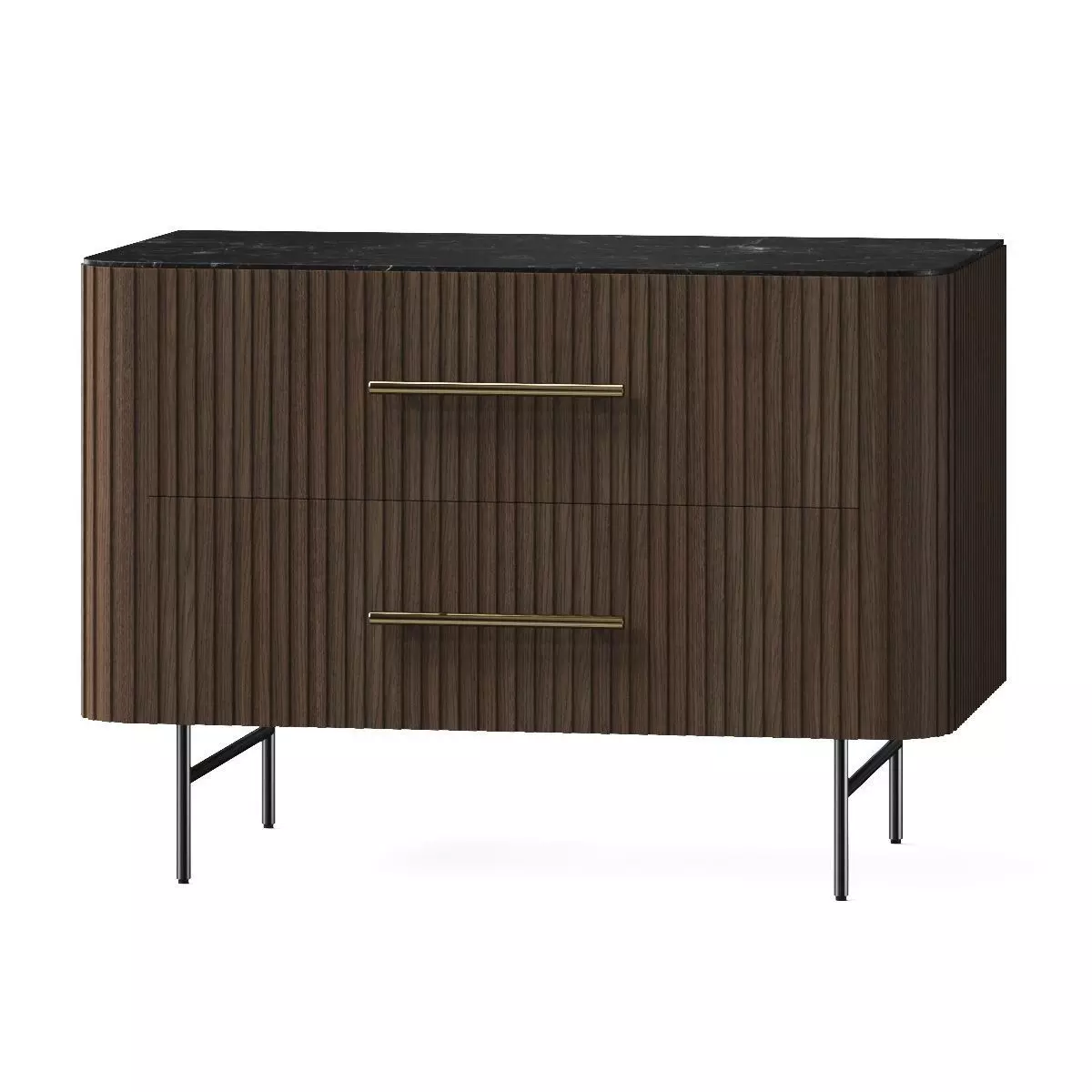 Four Hands Fletcher Nightstand Bedside Table 3D model